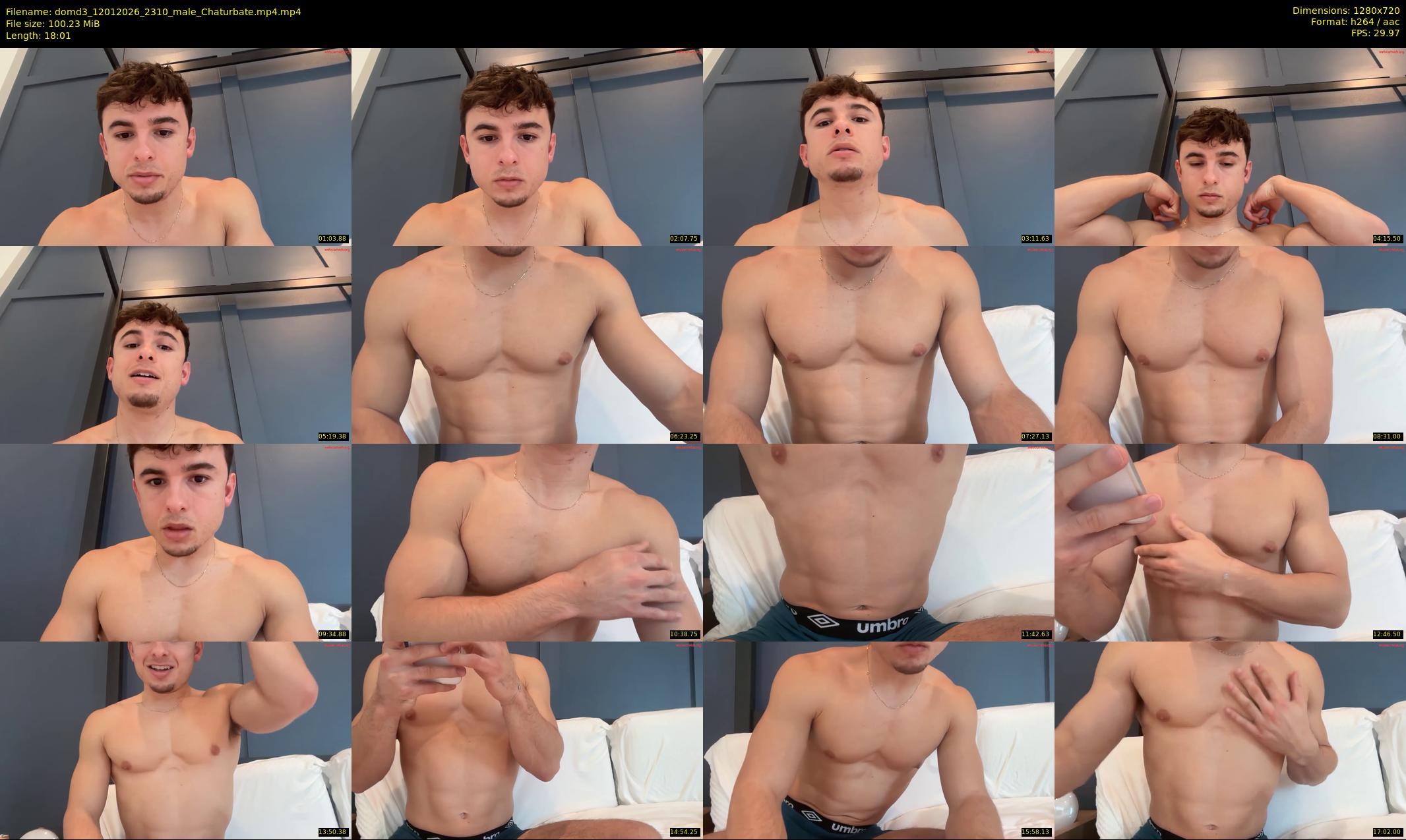 domd3 — 19 minute Chaturbate male cam show recording, 720p, Jan 12, 2026