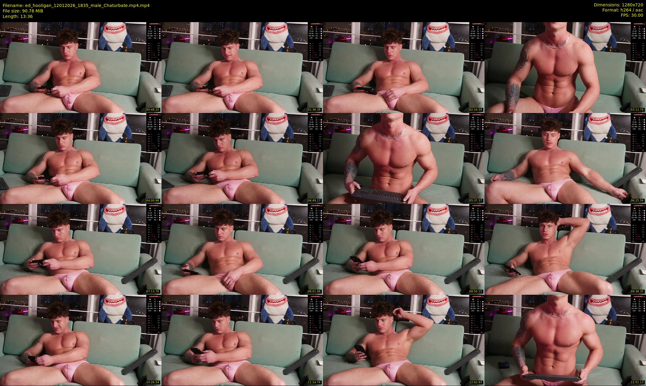 ed_hooligan — 14 minute Chaturbate male cam show recording, 720p, Jan 12, 2026