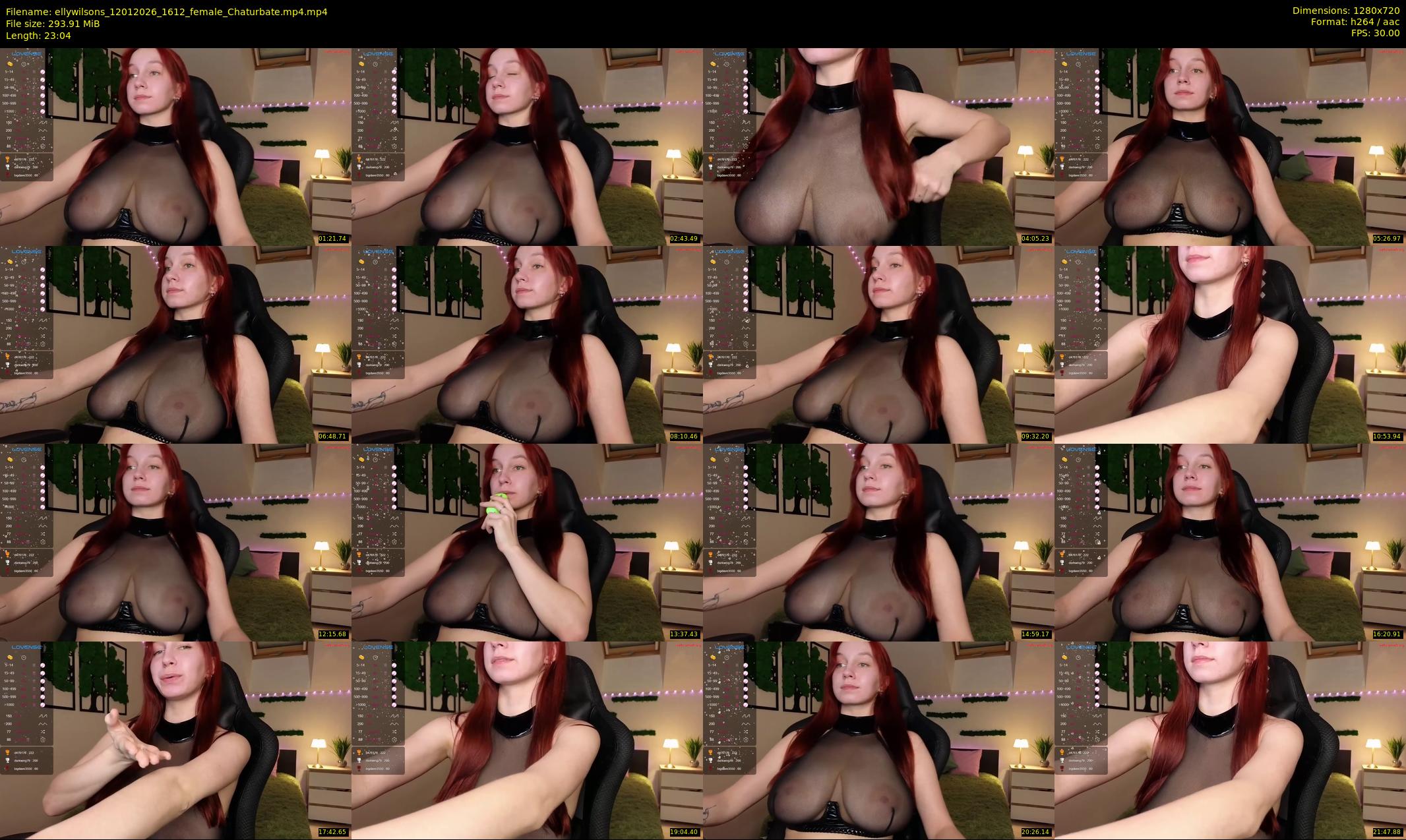 ellywilsons — 24 minute Chaturbate female cam show recording, 720p, Jan 12, 2026