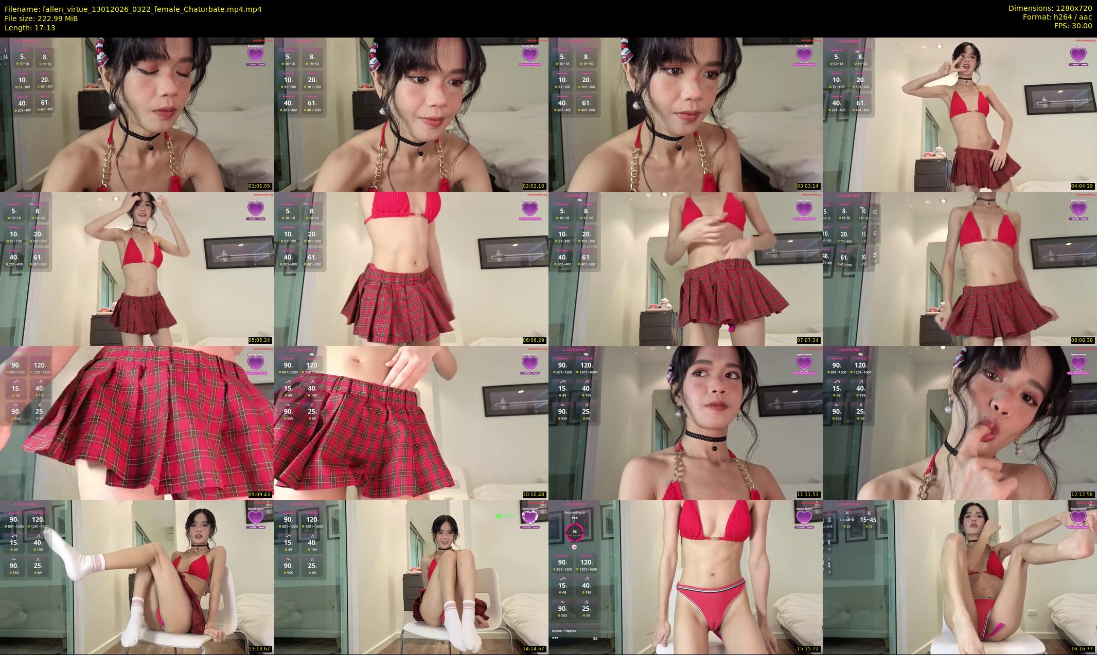 fallen_virtue — 18 minute Chaturbate female cam show recording, 720p, Jan 13, 2026