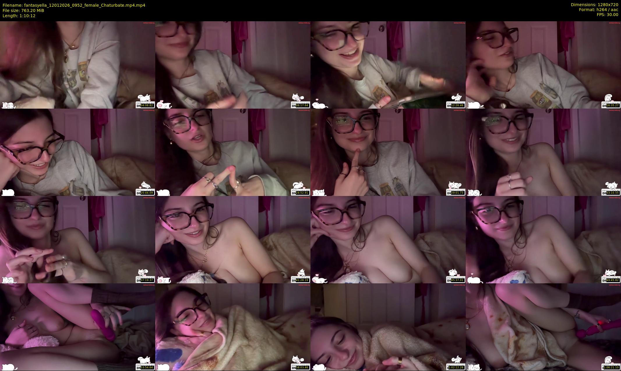 fantasyella — 71 minute Chaturbate female cam show recording, 720p, Jan 12, 2026