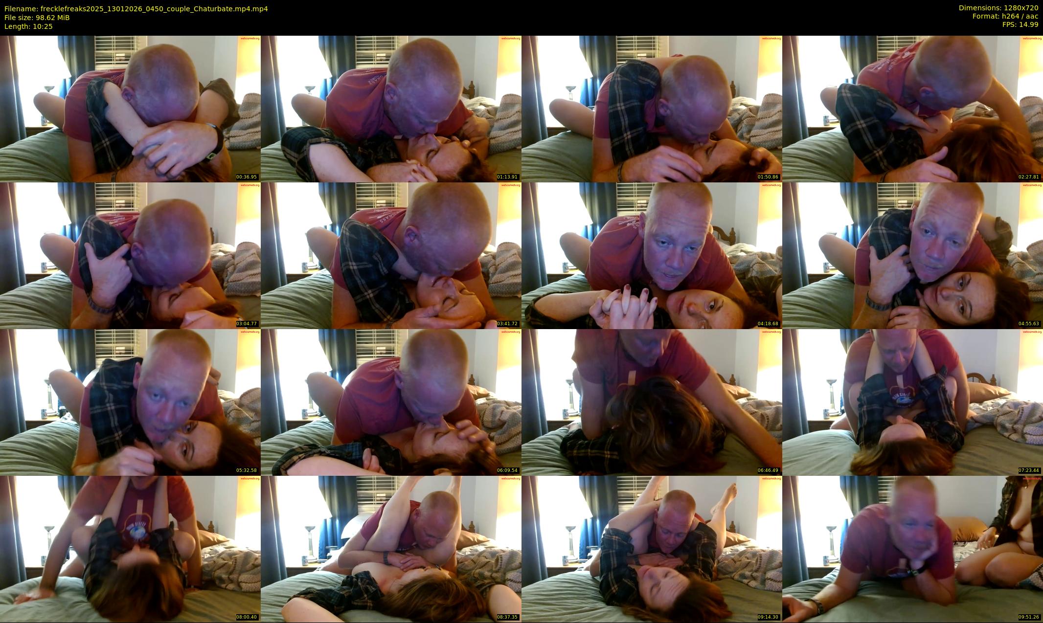 frecklefreaks2025 — 11 minute Chaturbate couple cam show recording, 720p, Jan 13, 2026