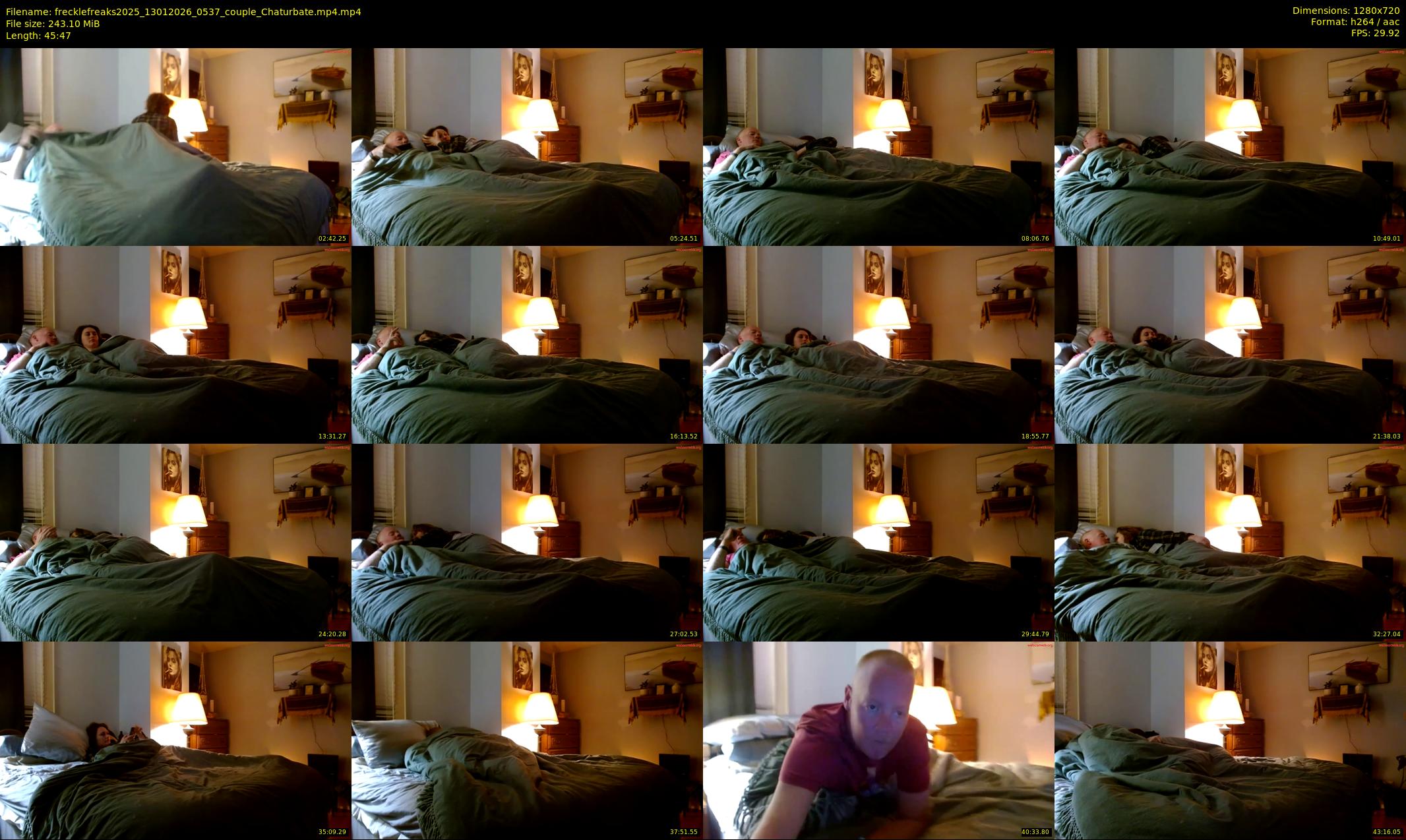 frecklefreaks2025 — 46 minute Chaturbate couple cam show recording, 720p, Jan 13, 2026