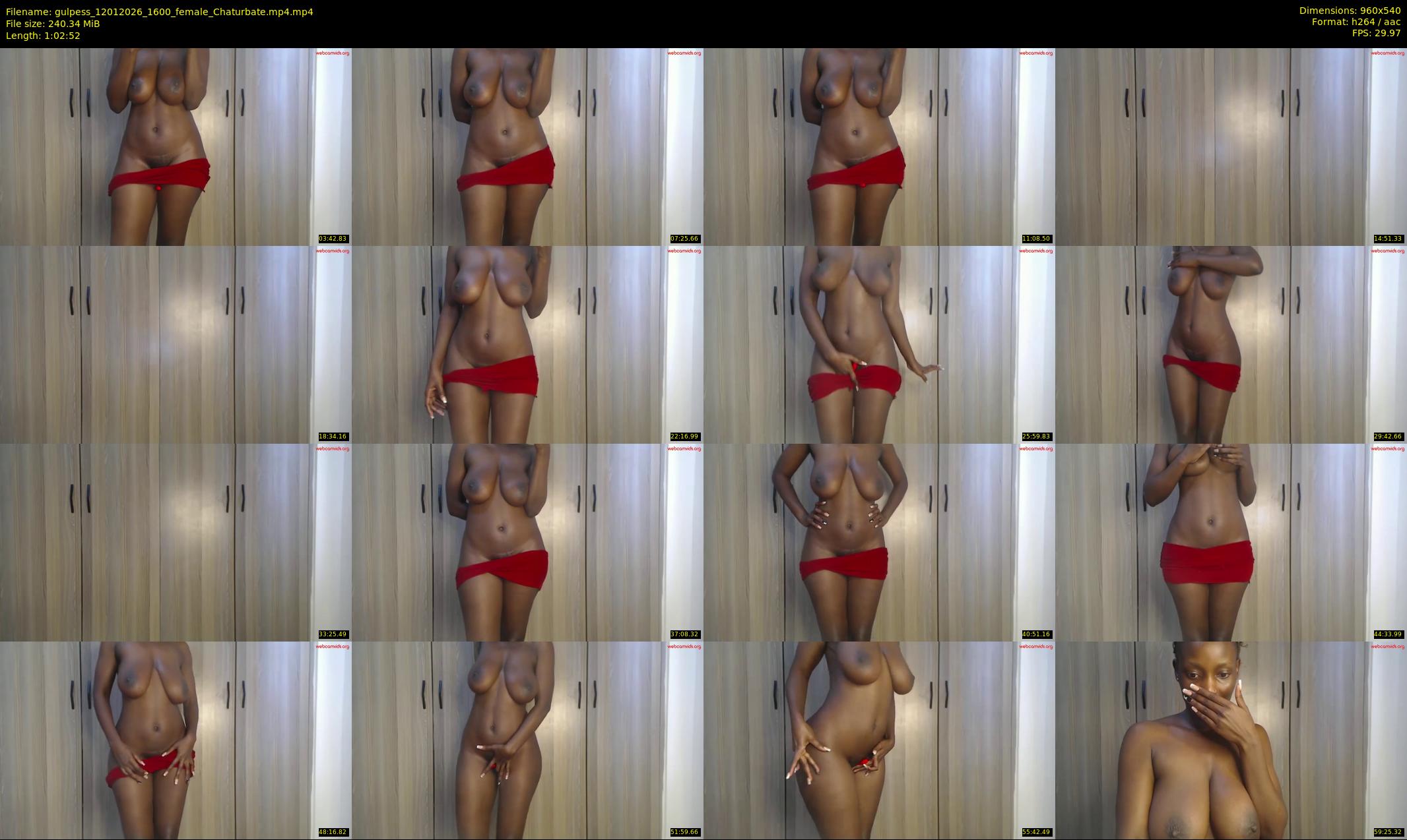 gulpess — 63 minute Chaturbate female cam show recording, 480p, Jan 12, 2026