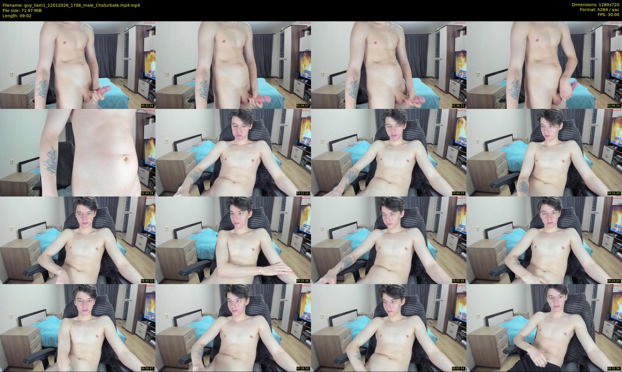 guy_liam1 — 10 minute Chaturbate male cam show recording, 720p, Jan 12, 2026