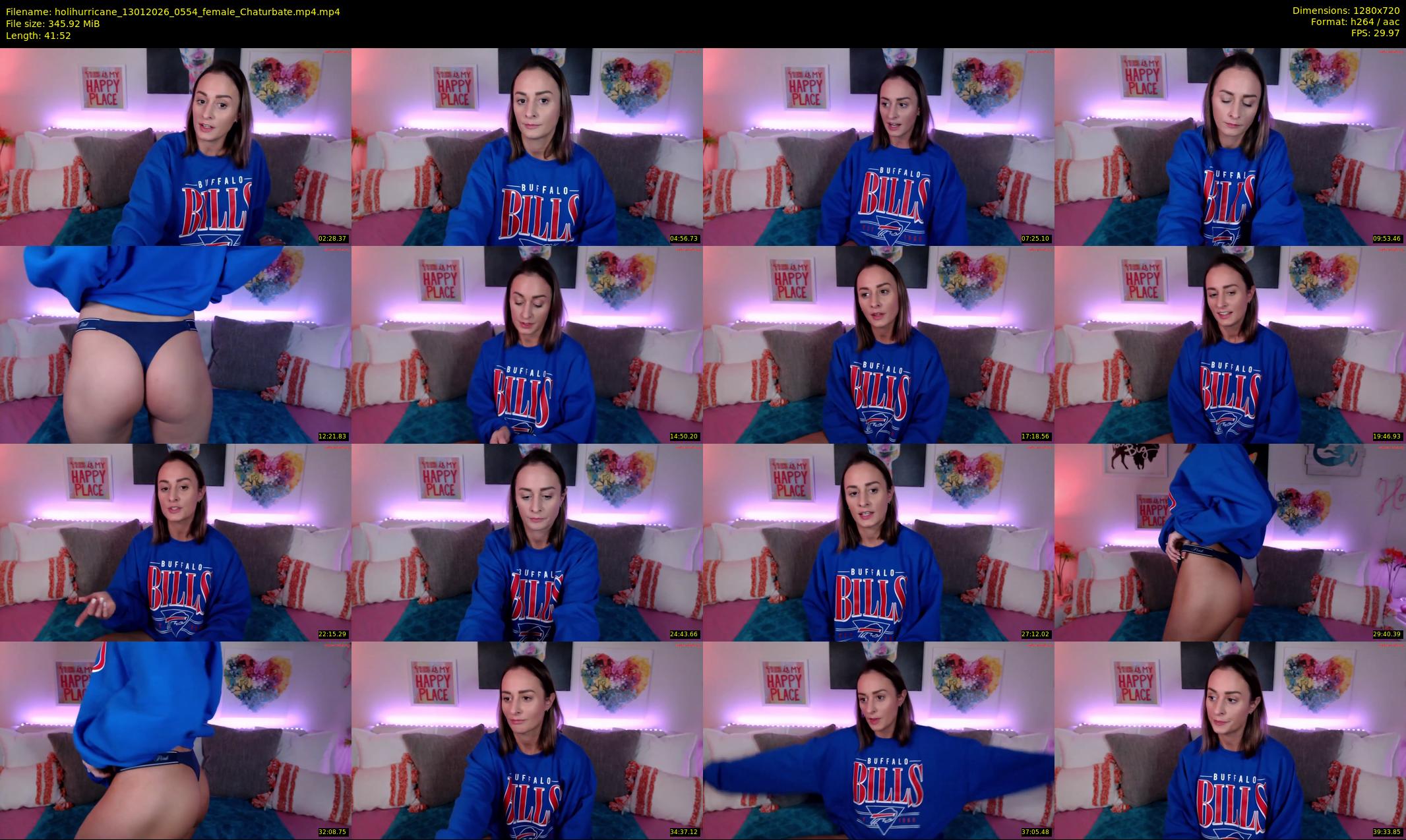 holihurricane — 42 minute Chaturbate female cam show recording, 720p, Jan 13, 2026