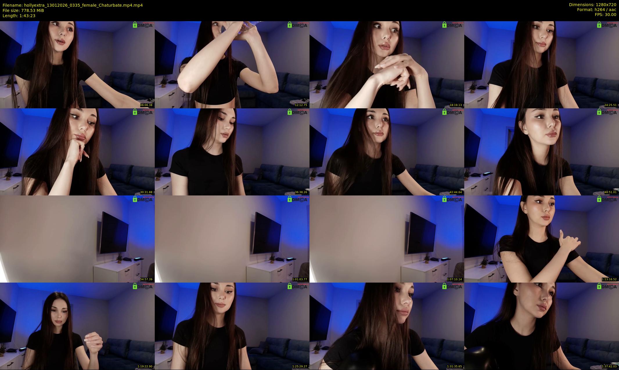 hollyextra — 104 minute Chaturbate female cam show recording, 720p, Jan 13, 2026