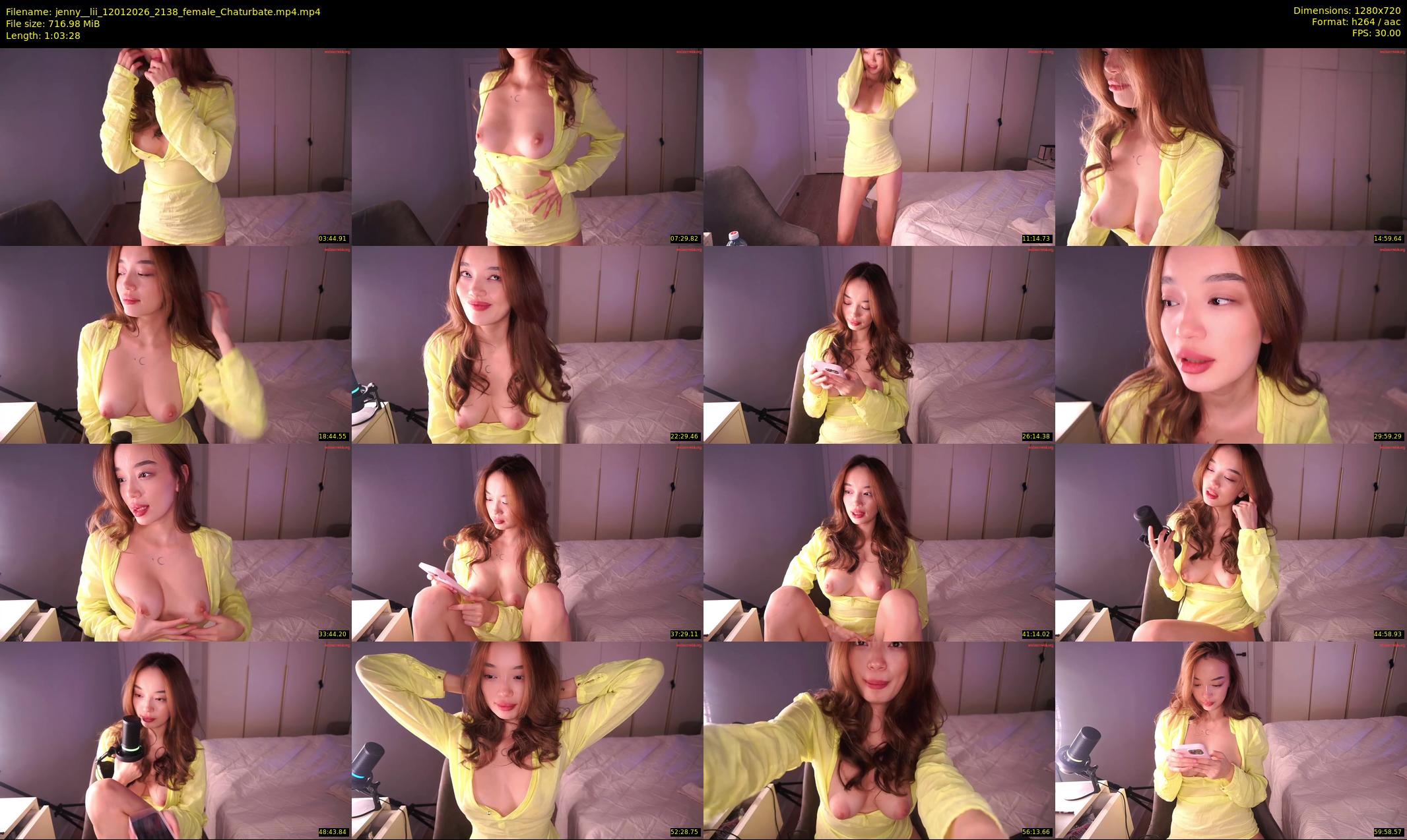 jenny__lii — 64 minute Chaturbate female cam show recording, 720p, Jan 12, 2026