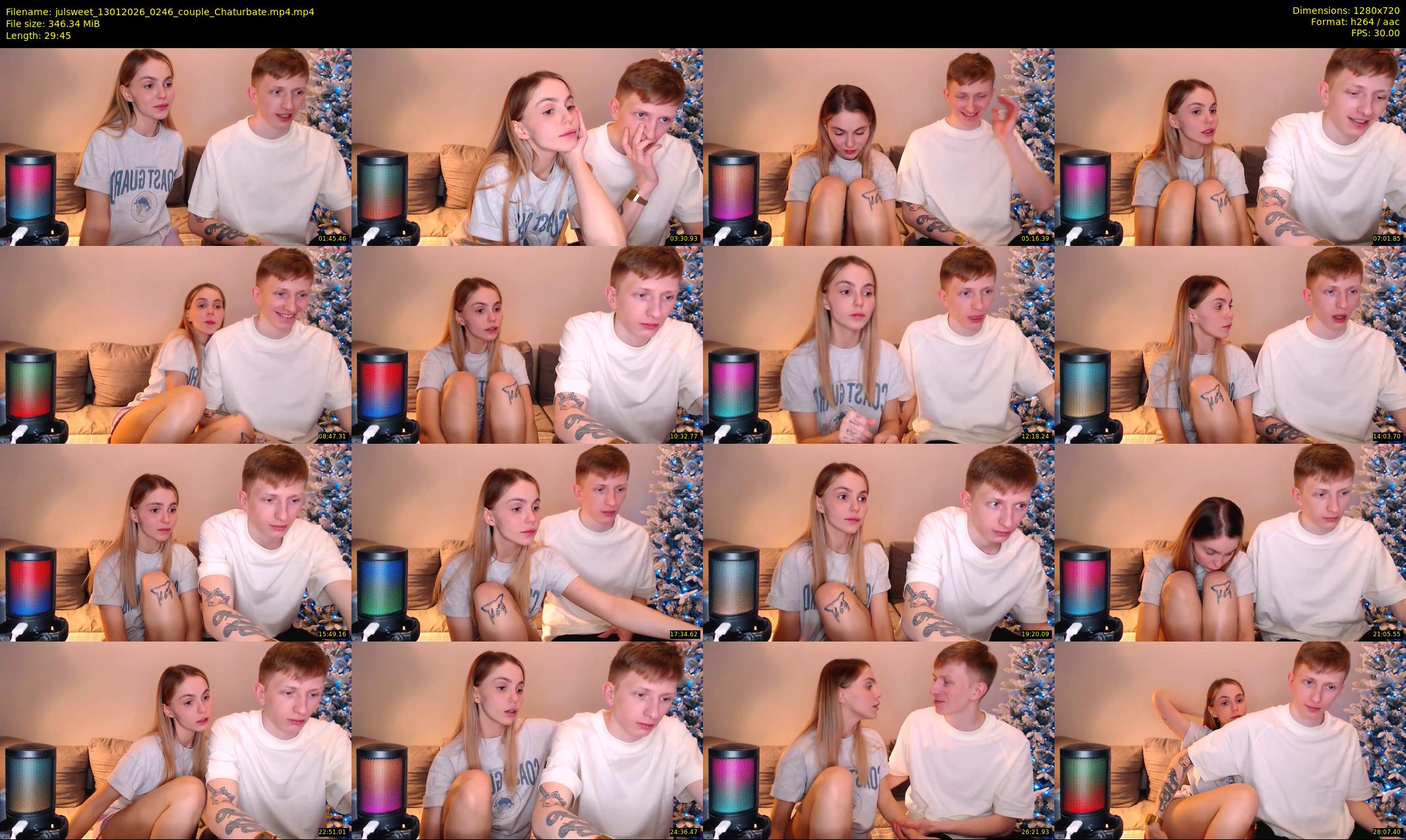 julsweet — 30 minute Chaturbate male cam show recording, 720p, Jan 13, 2026