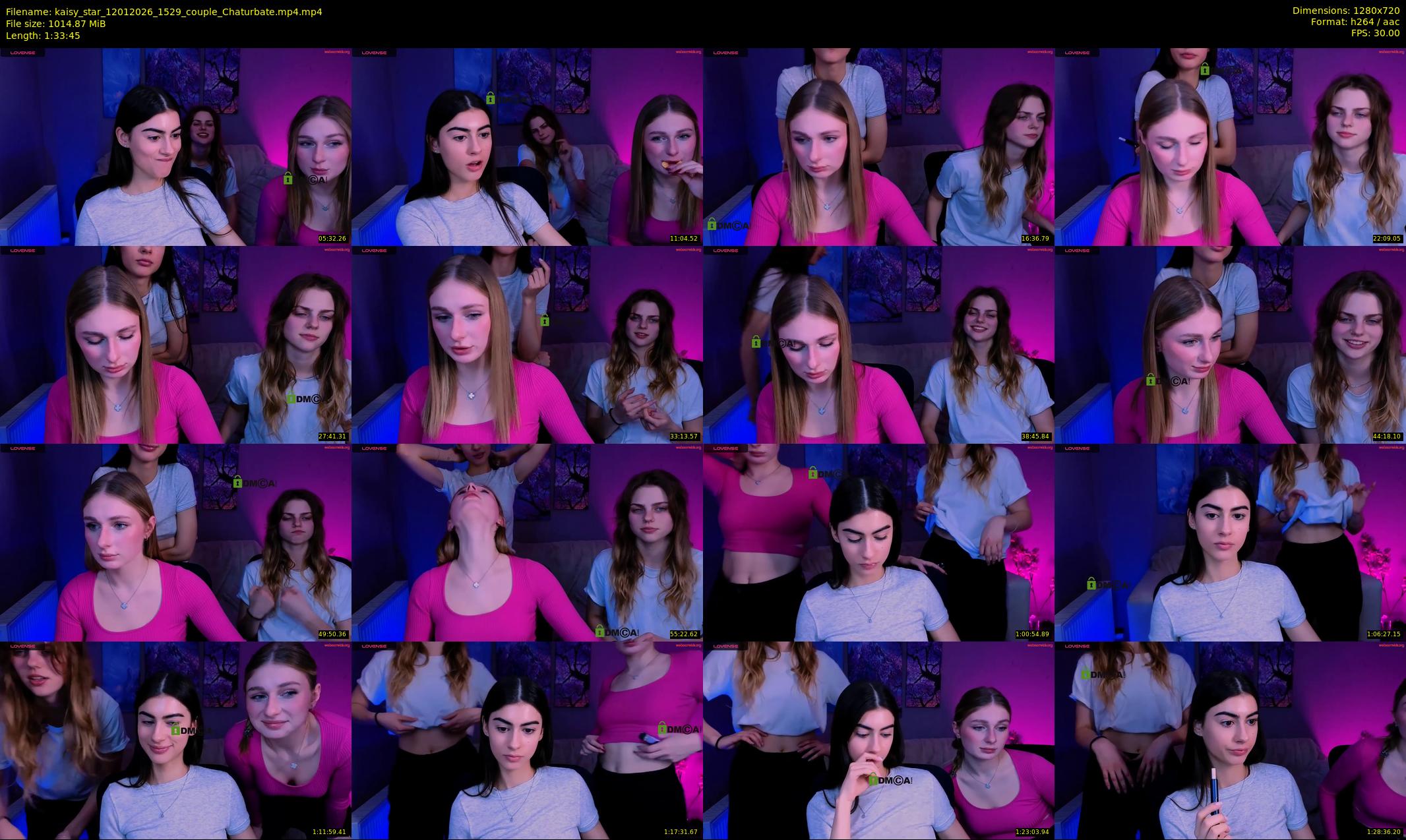 kaisy_star — 94 minute Chaturbate female cam show recording, 720p, Jan 12, 2026