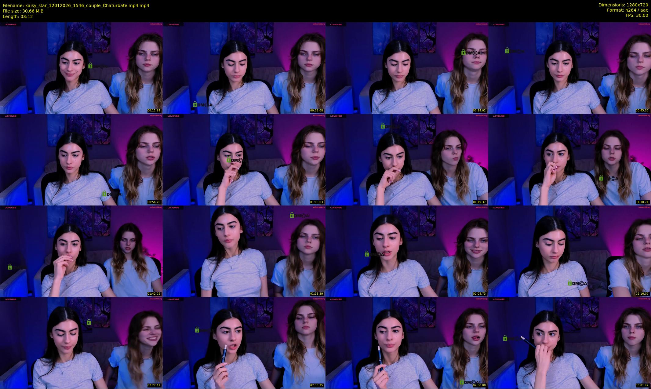 kaisy_star — 4 minute Chaturbate female cam show recording, 720p, Jan 12, 2026