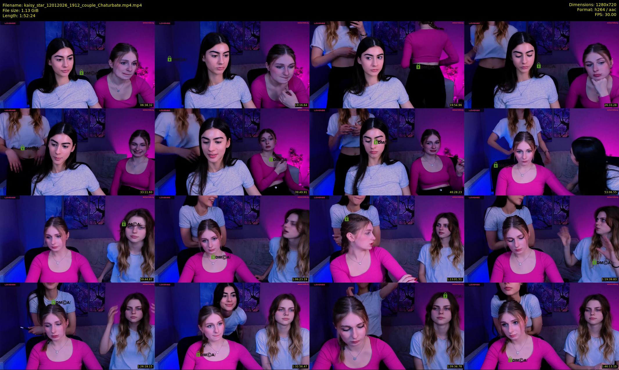 kaisy_star — 113 minute Chaturbate female cam show recording, 720p, Jan 12, 2026