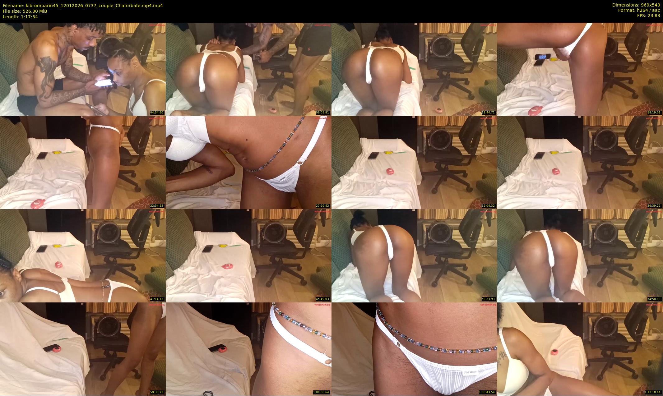 kibrombariu45 — 78 minute Chaturbate couple cam show recording, 480p, Jan 12, 2026