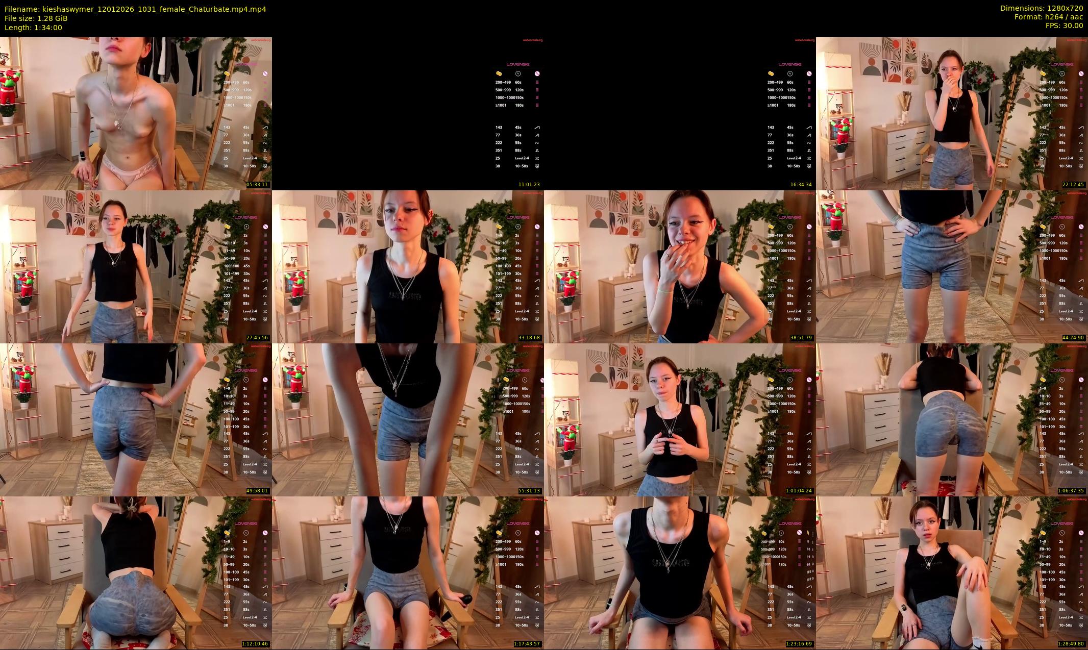 kieshaswymer — 94 minute Chaturbate female cam show recording, 720p, Jan 12, 2026