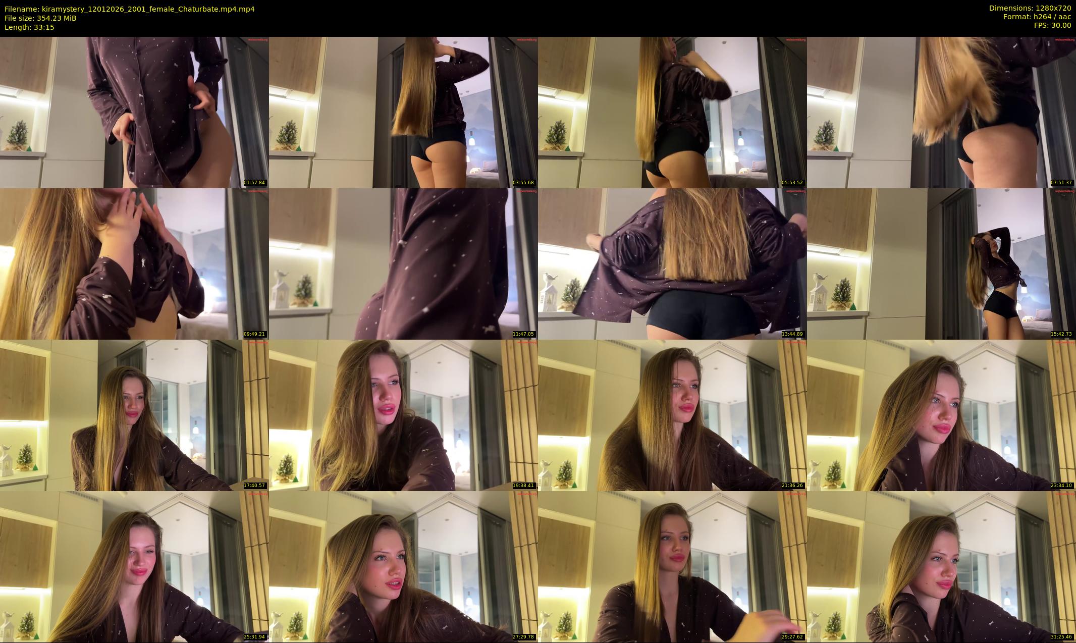 kiramystery — 34 minute Chaturbate female cam show recording, 720p, Jan 12, 2026