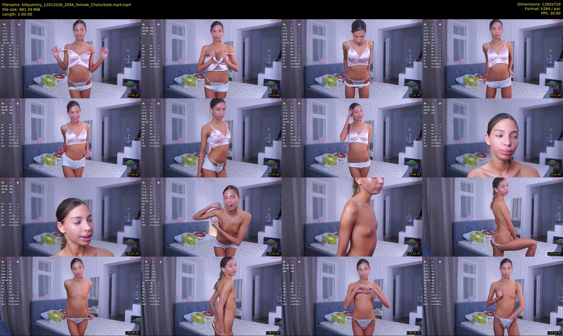kittyummy — 120 minute Chaturbate female cam show recording, 720p, Jan 12, 2026
