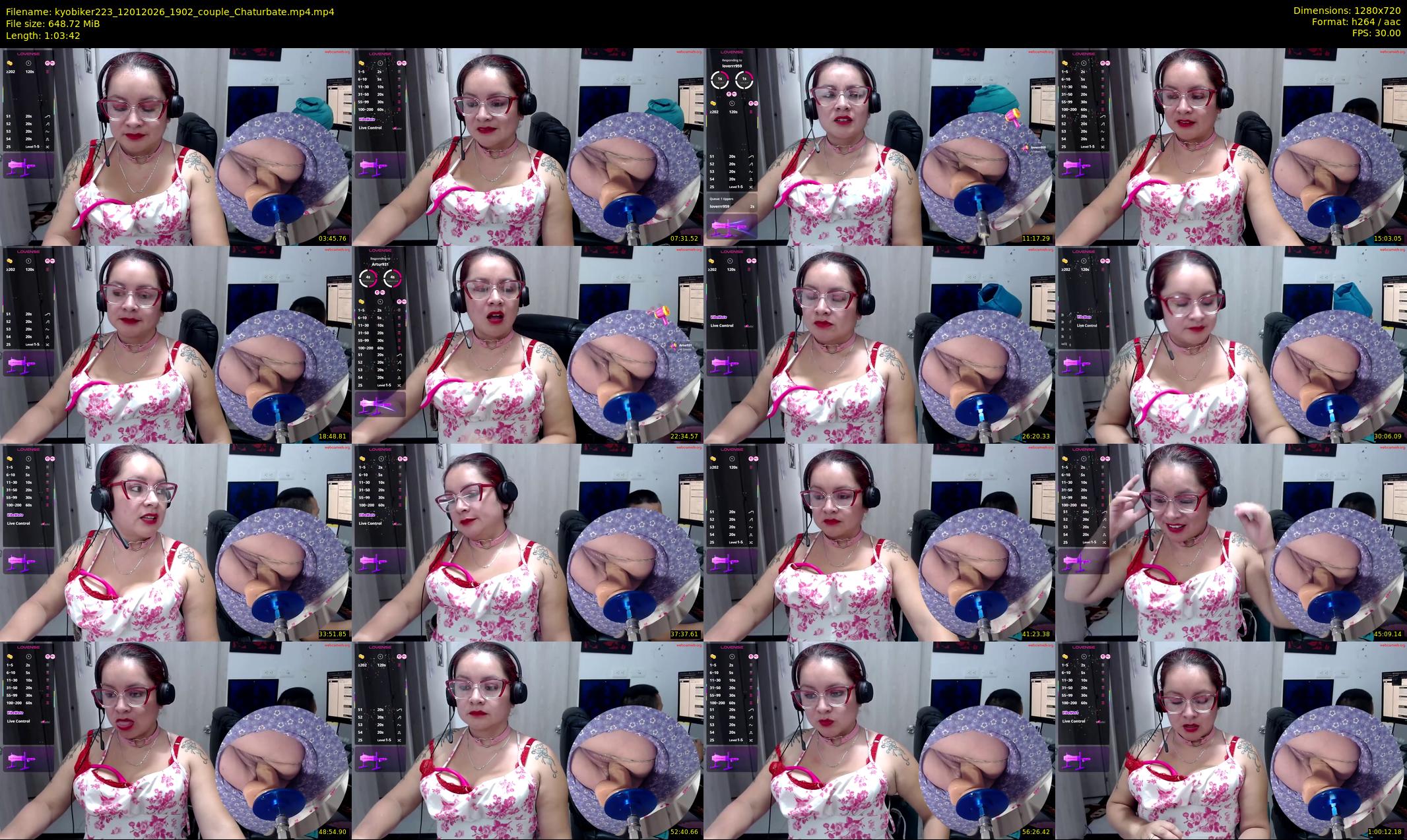 kyobiker223 — 64 minute Chaturbate couple cam show recording, 720p, Jan 12, 2026