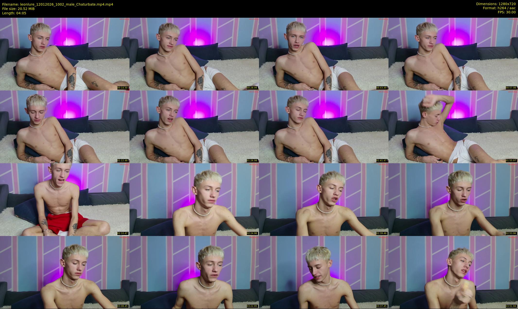 leonlure — 5 minute Chaturbate male cam show recording, 720p, Jan 12, 2026