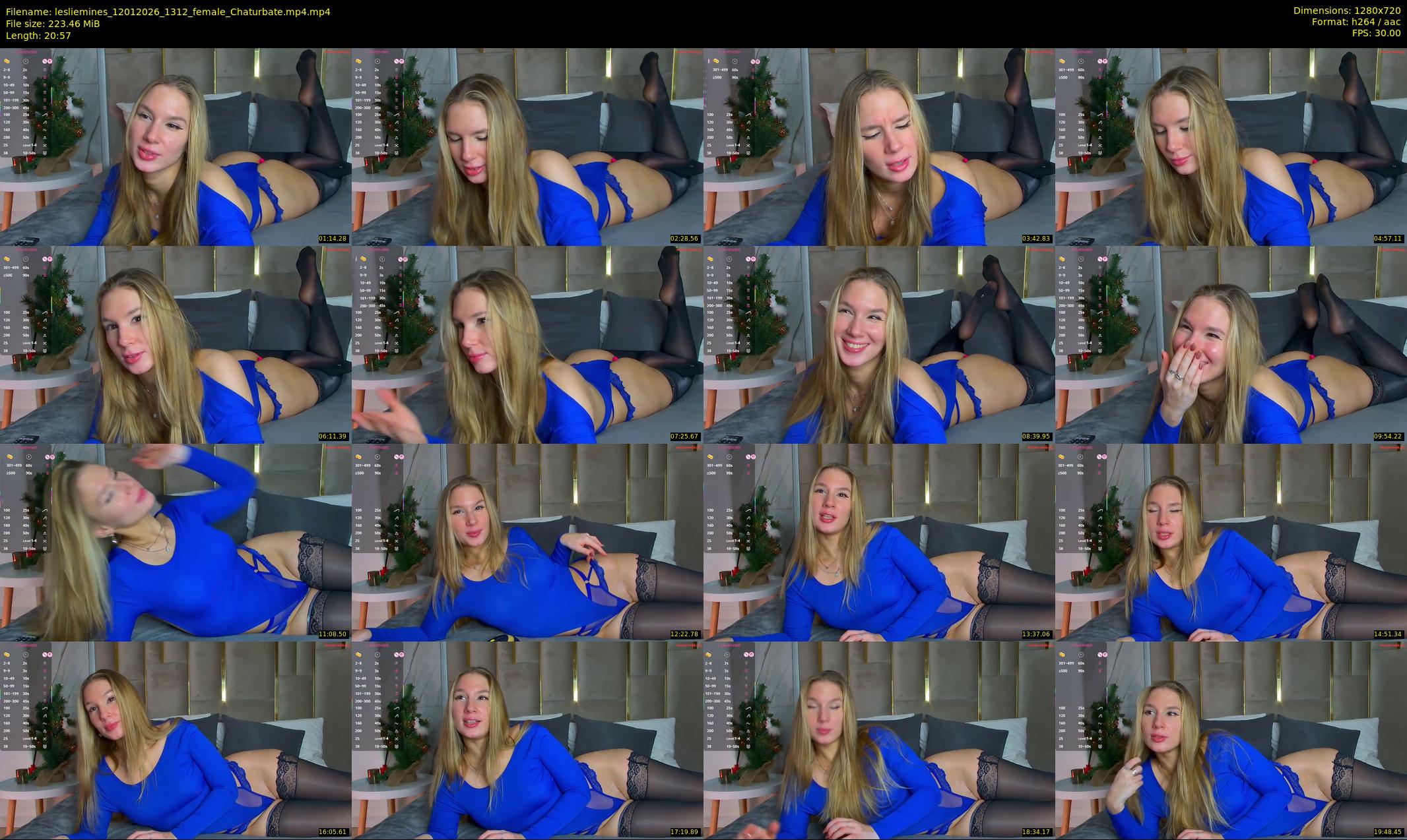 lesliemines — 21 minute Chaturbate female cam show recording, 720p, Jan 12, 2026