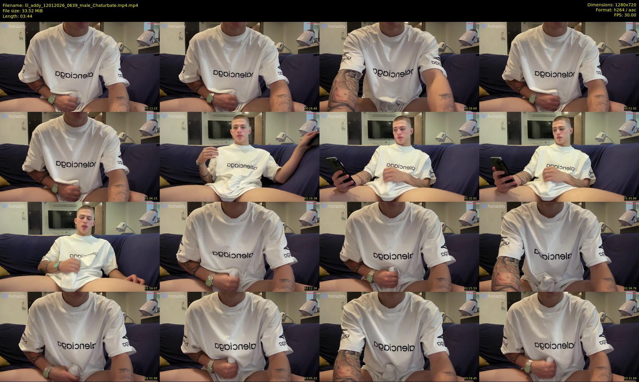 lil_addy — 4 minute Chaturbate male cam show recording, 720p, Jan 12, 2026
