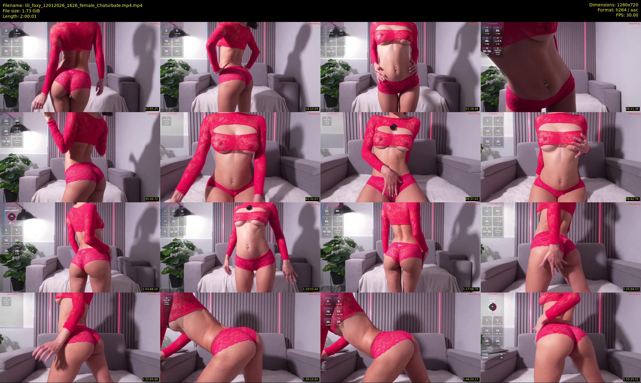 lili_foxy — 121 minute Chaturbate female cam show recording, 720p, Jan 12, 2026