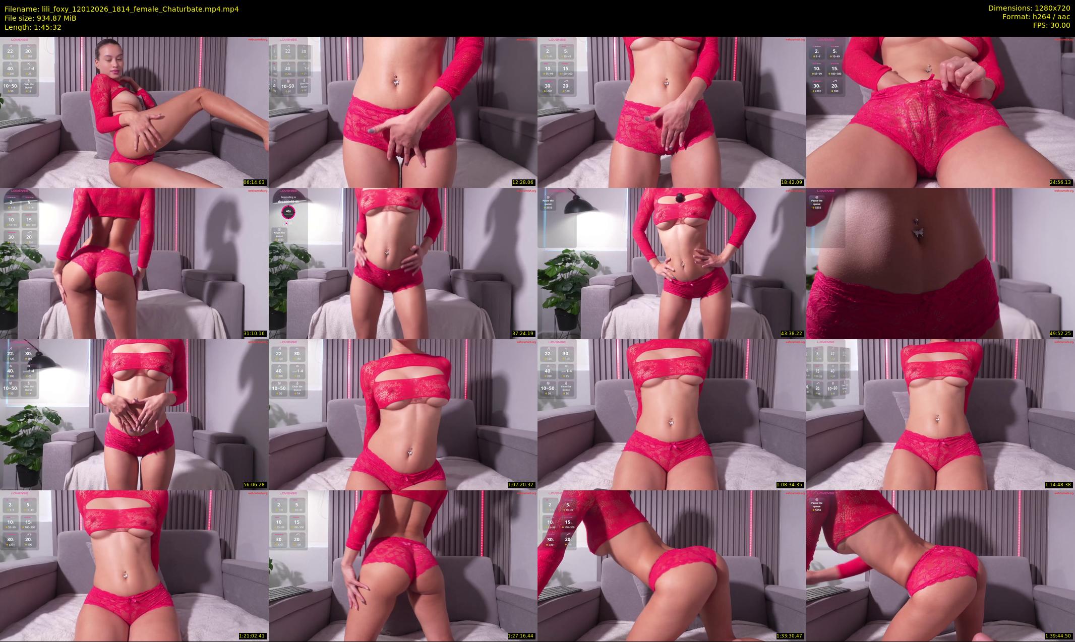 lili_foxy — 106 minute Chaturbate female cam show recording, 720p, Jan 12, 2026