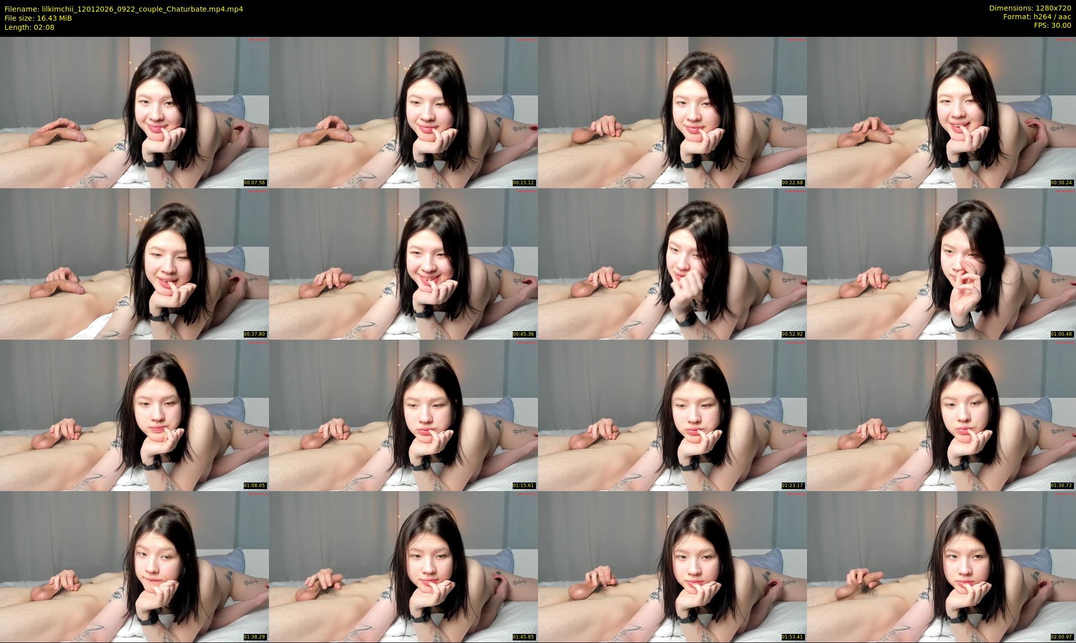 lilkimchii — 3 minute Chaturbate couple cam show recording, 720p, Jan 12, 2026