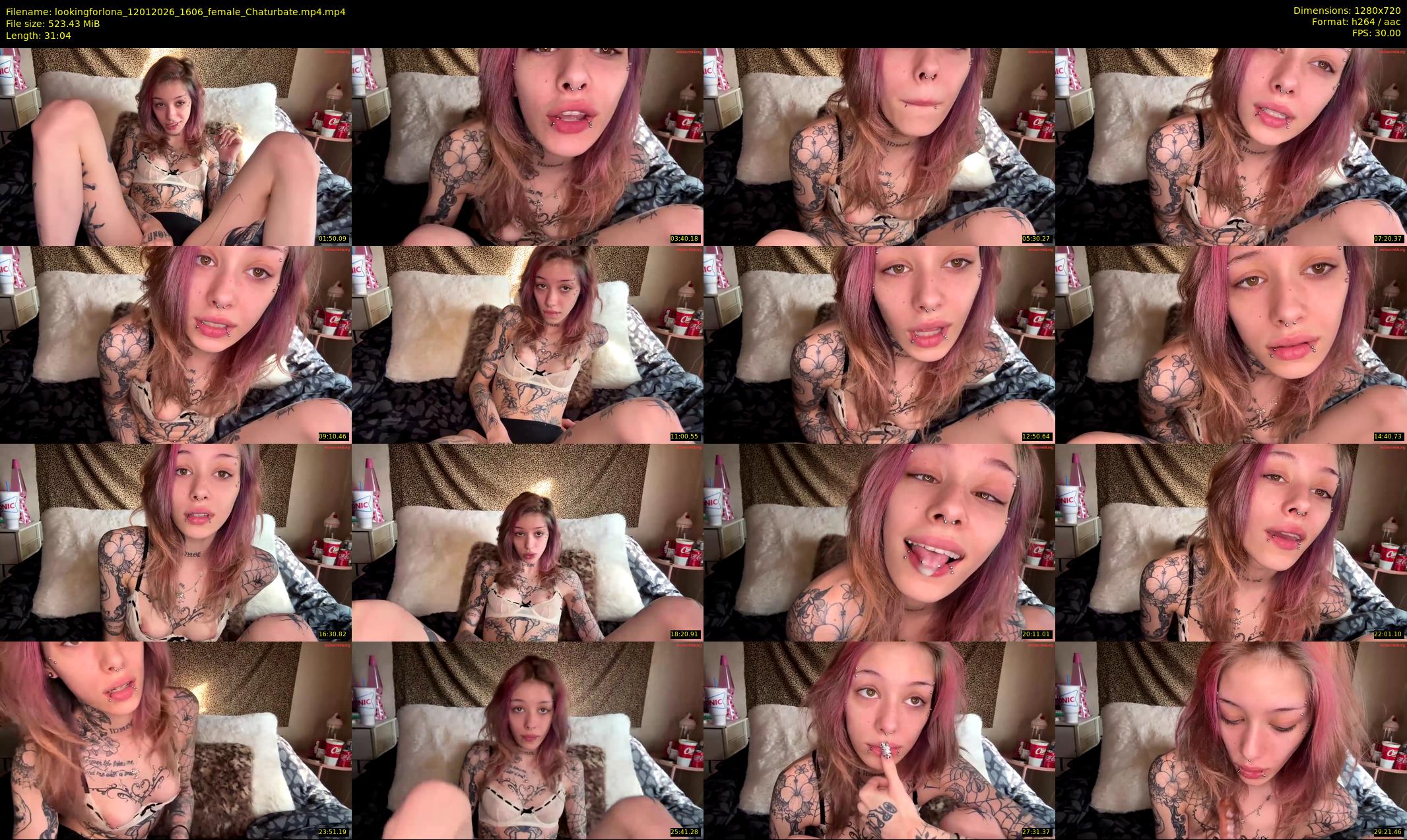 lookingforlona — 32 minute Chaturbate female cam show recording, 720p, Jan 12, 2026