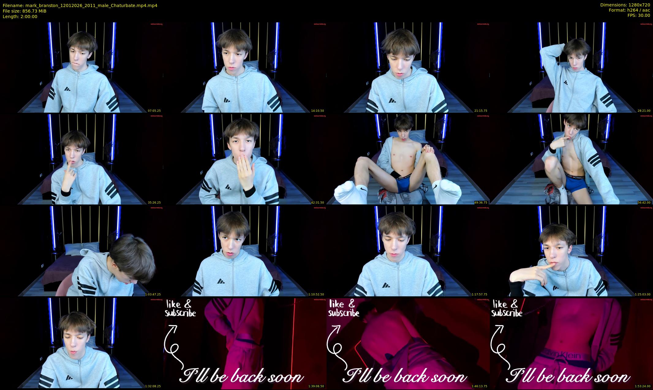 mark_branston — 120 minute Chaturbate male cam show recording, 720p, Jan 12, 2026