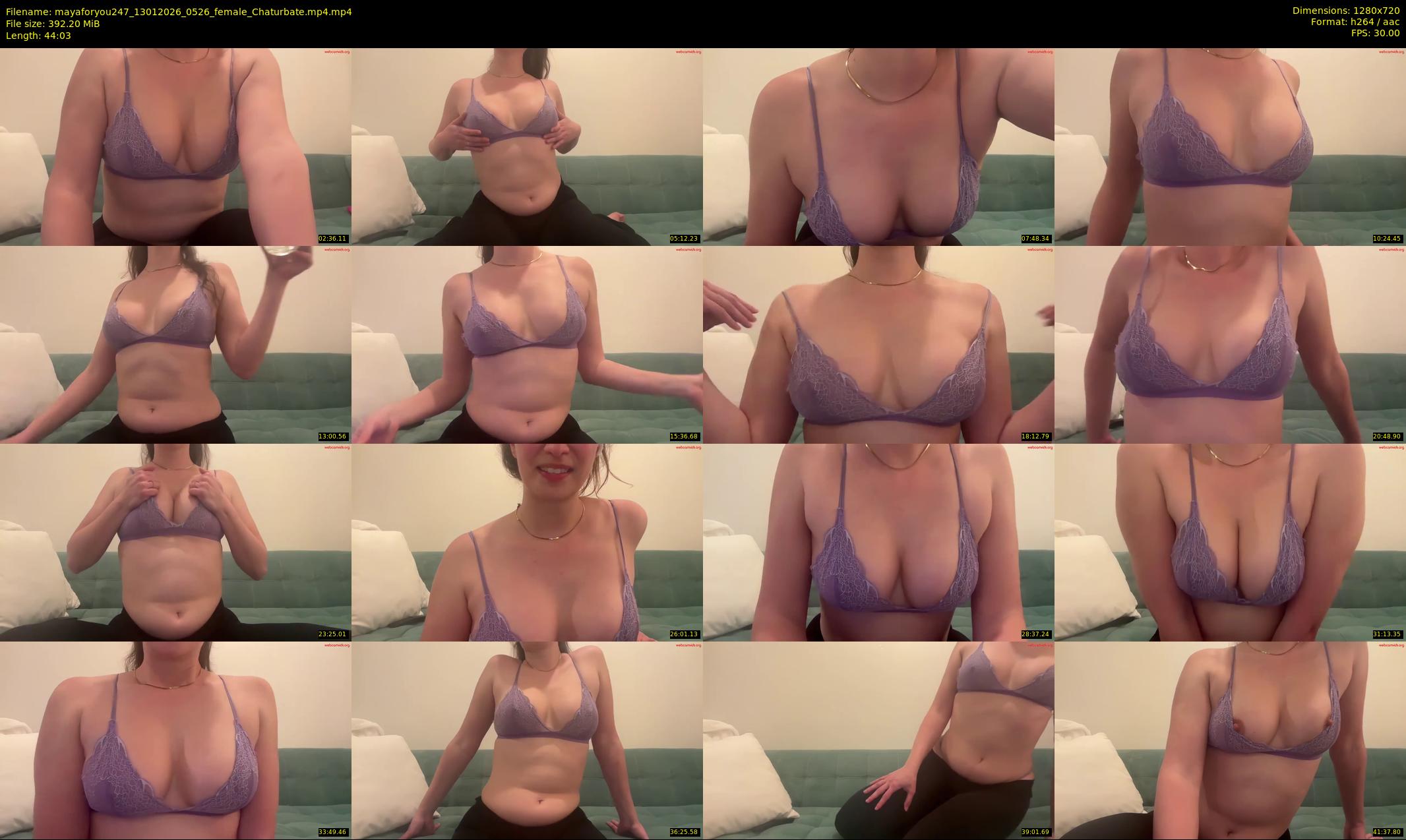 mayaforyou247 — 45 minute Chaturbate female cam show recording, 720p, Jan 13, 2026