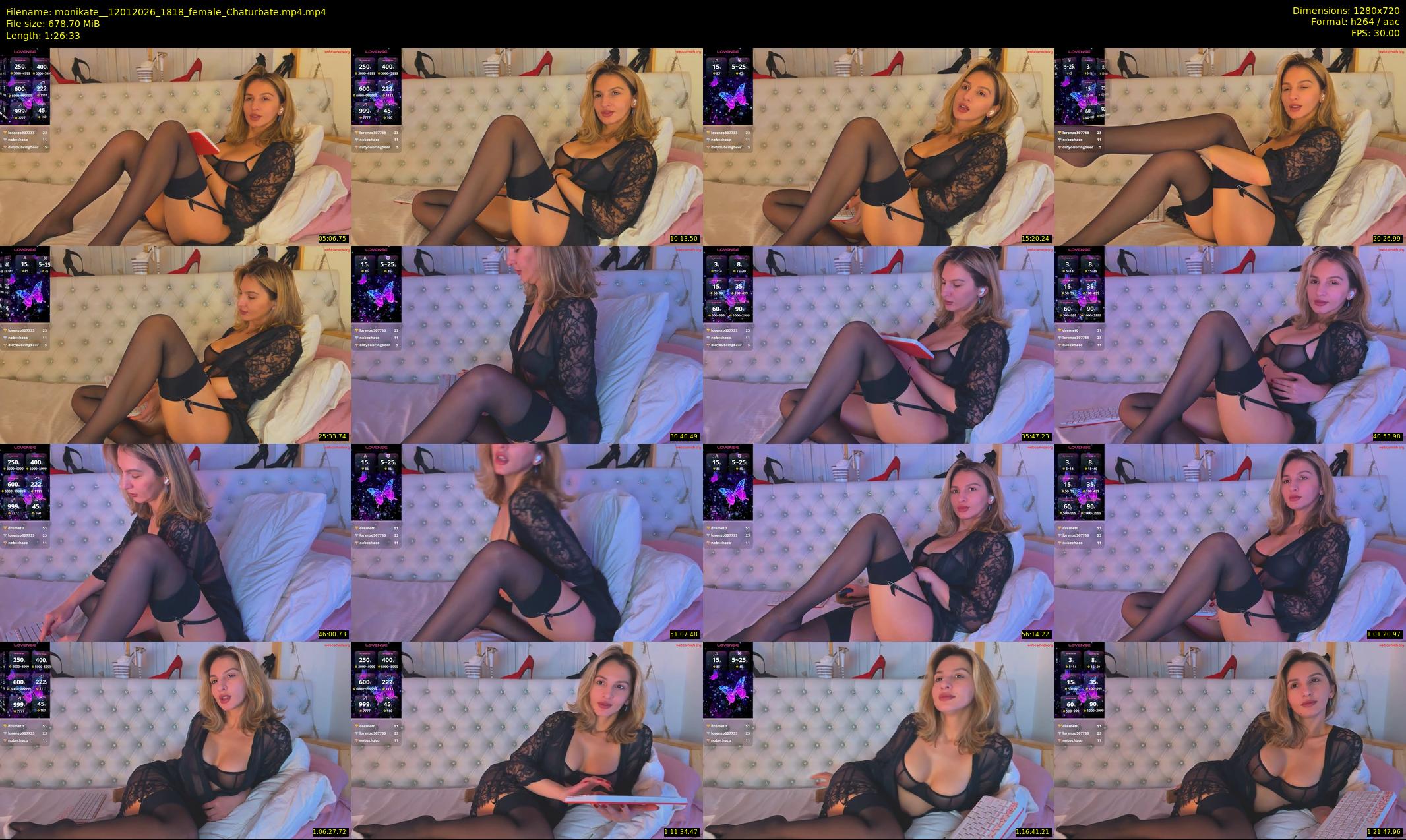 monikate_ — 87 minute Chaturbate couple cam show recording, 720p, Jan 12, 2026