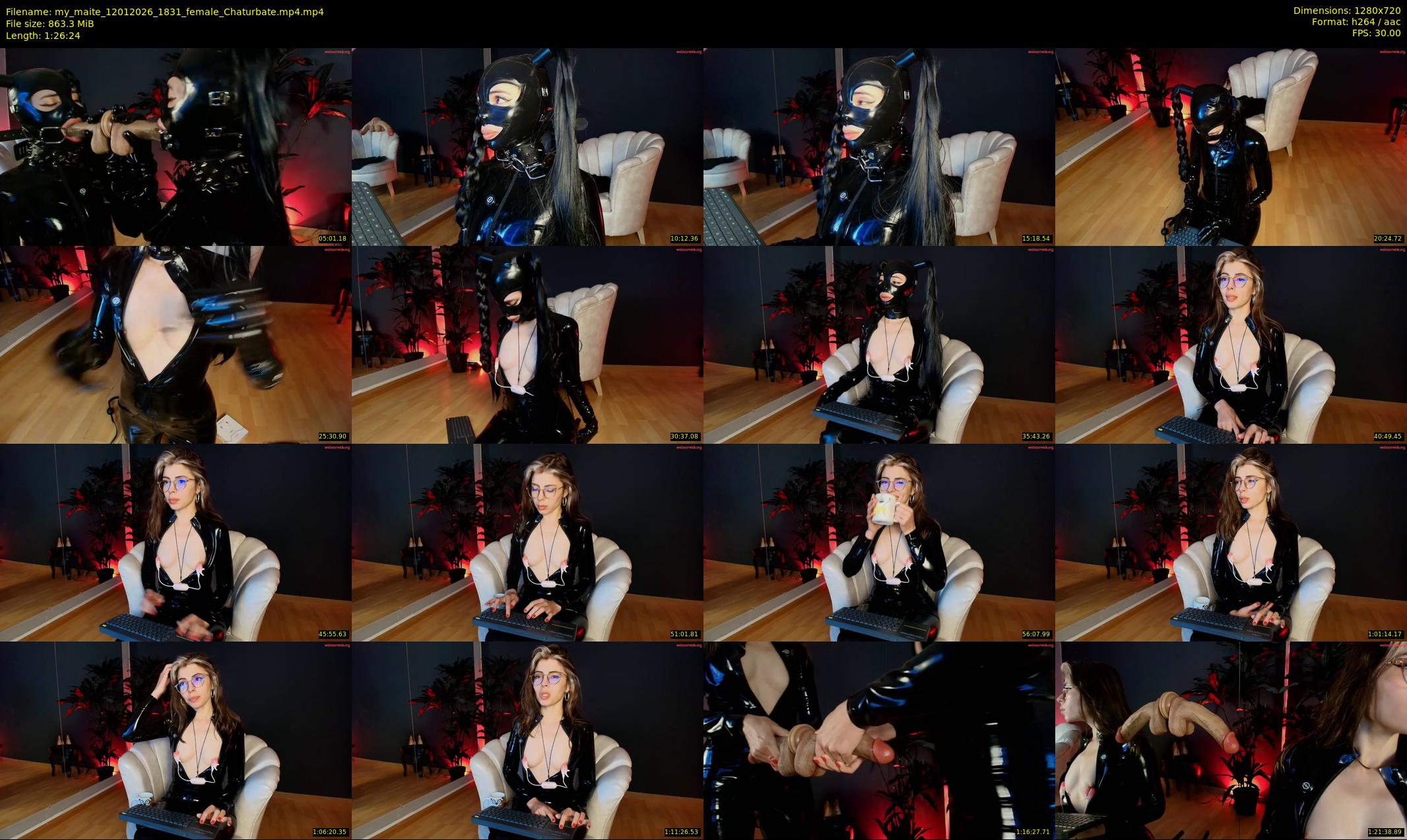 my_maite — 87 minute Chaturbate female cam show recording, 720p, Jan 12, 2026