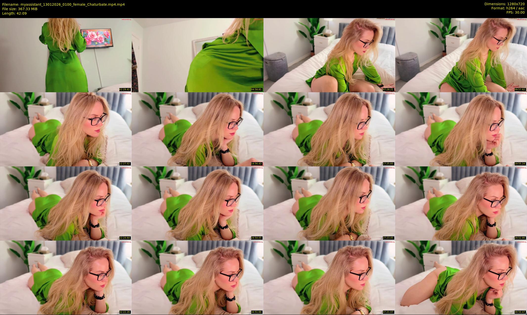 myassistant — 43 minute Chaturbate female cam show recording, 720p, Jan 13, 2026
