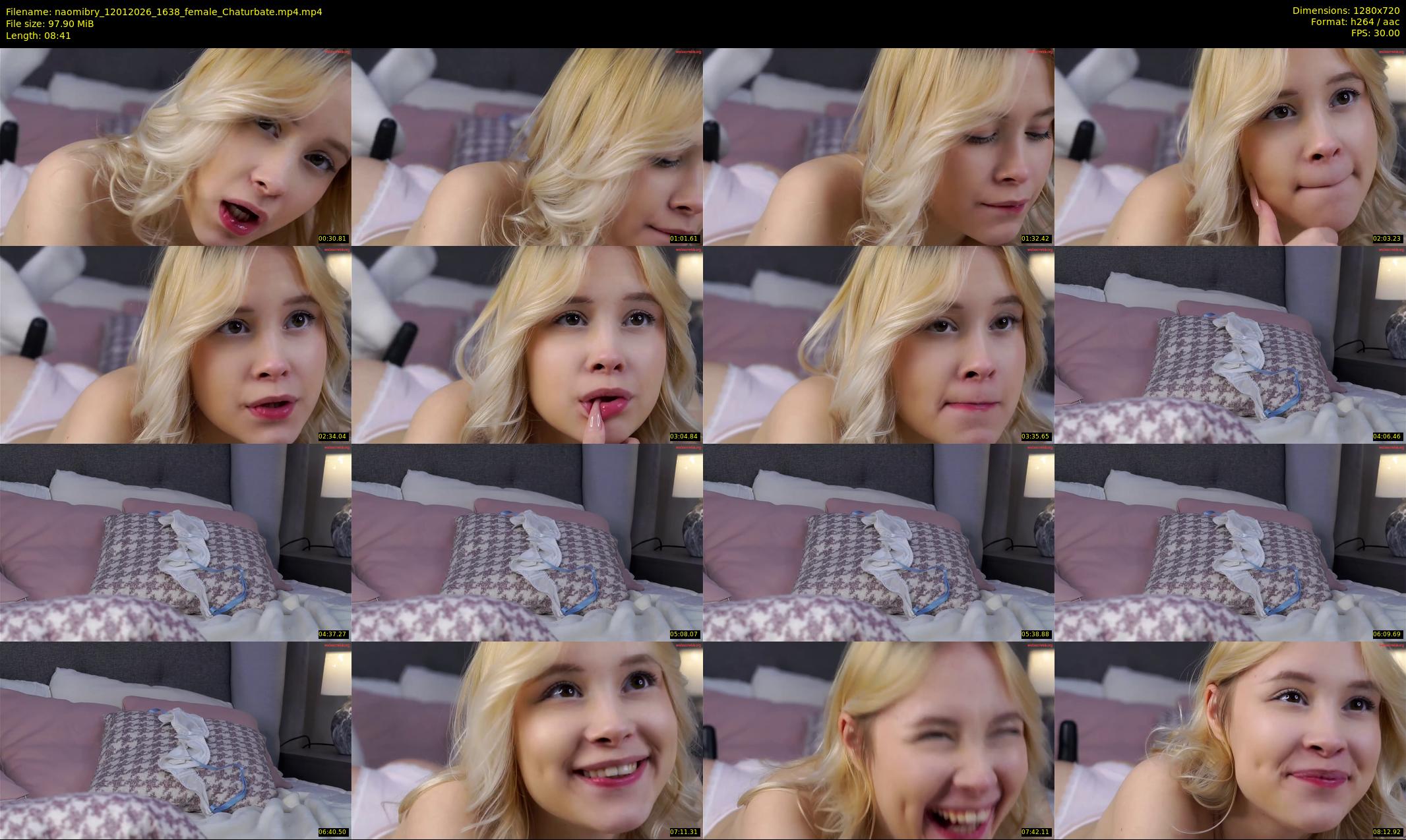 naomibry — 9 minute Chaturbate female cam show recording, 720p, Jan 12, 2026