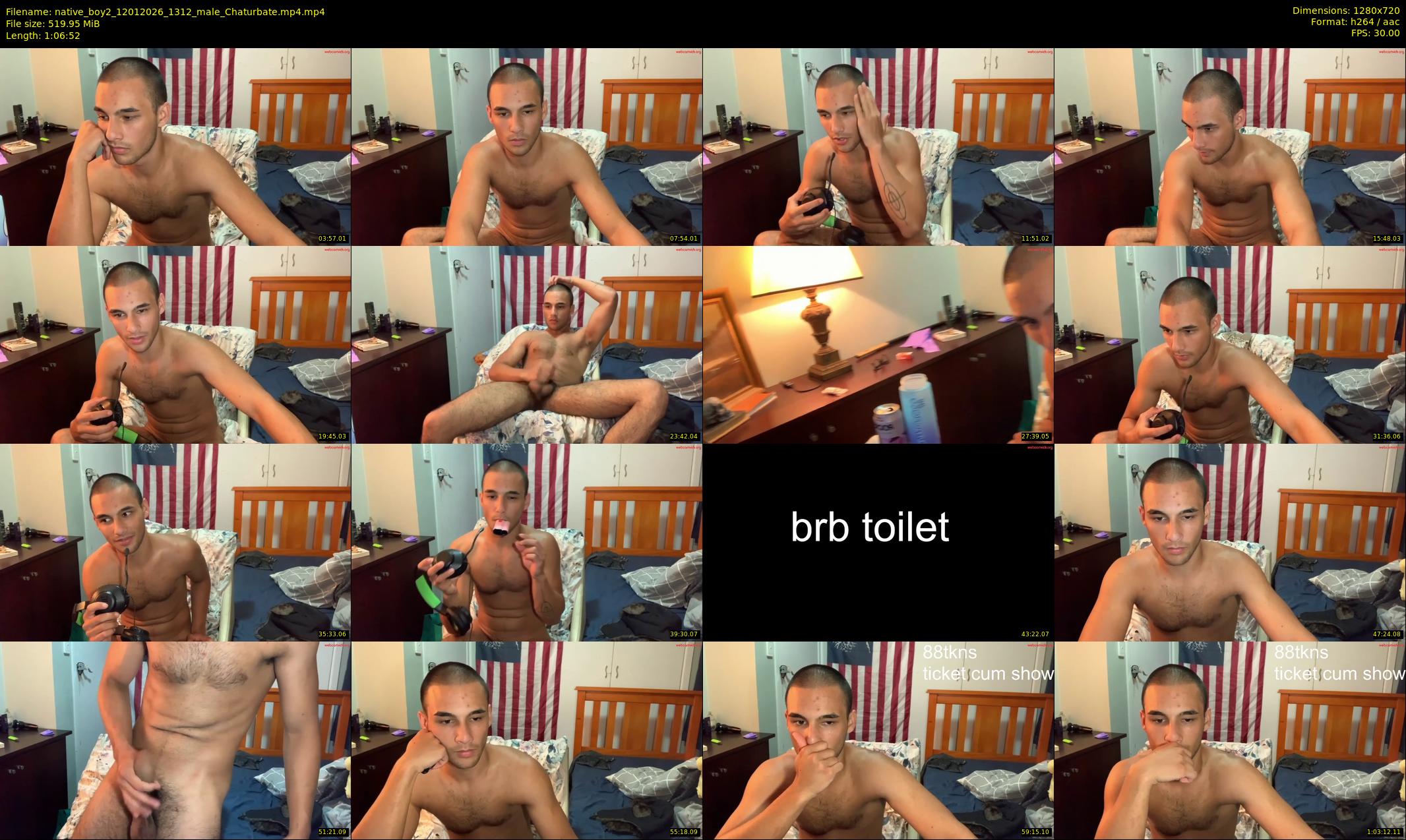 native_boy2 — 67 minute Chaturbate male cam show recording, 720p, Jan 12, 2026
