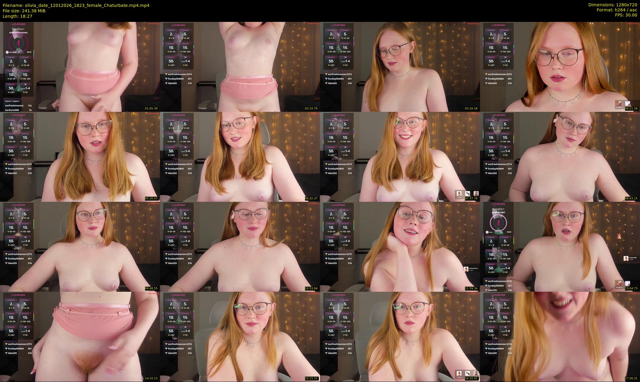 olivia_date — 19 minute Chaturbate female cam show recording, 720p, Jan 12, 2026