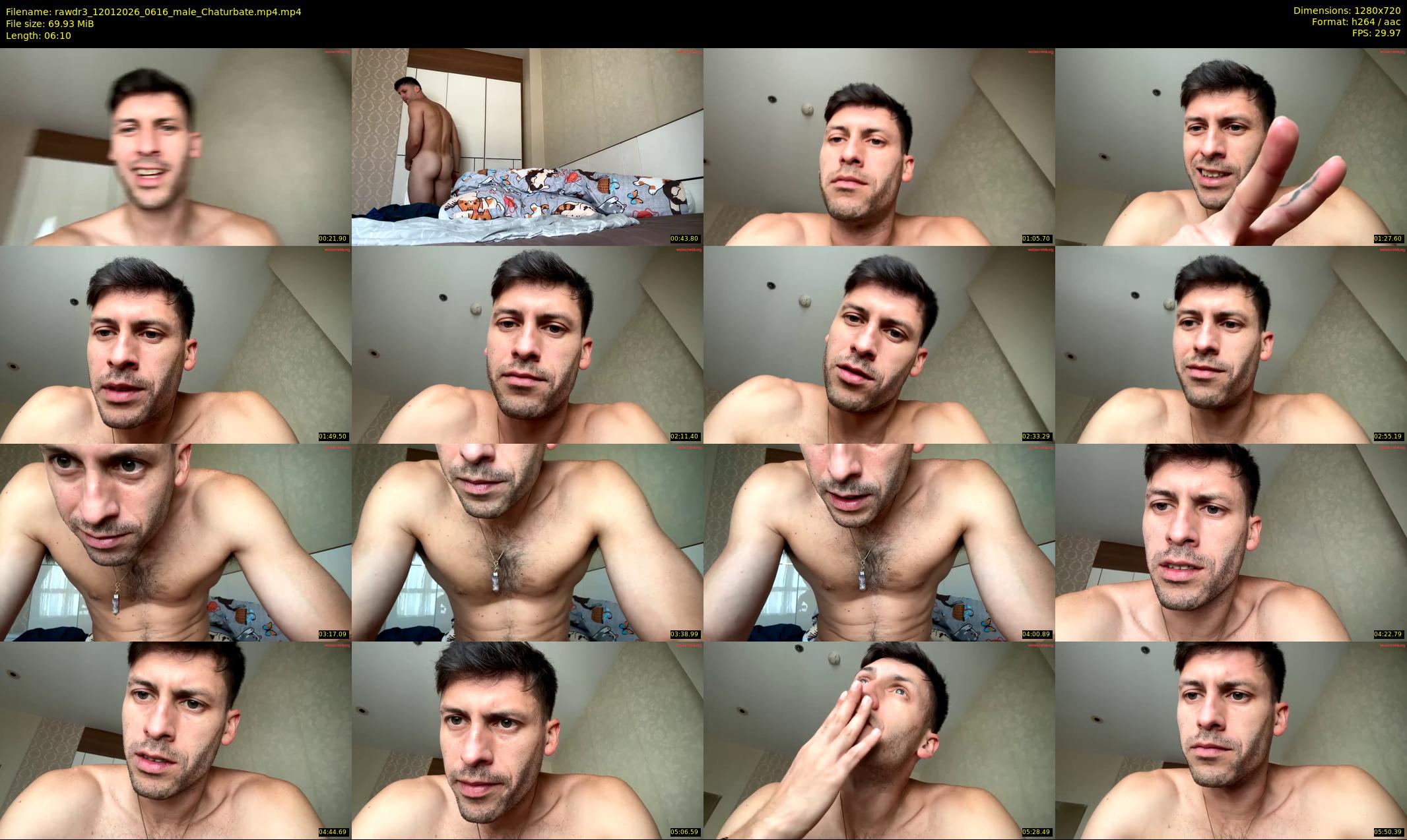 rawdr3 — 7 minute Chaturbate male cam show recording, 720p, Jan 12, 2026