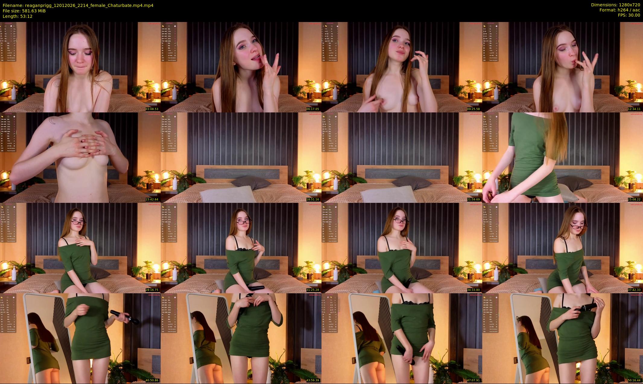 reaganprigg — 54 minute Chaturbate female cam show recording, 720p, Jan 12, 2026
