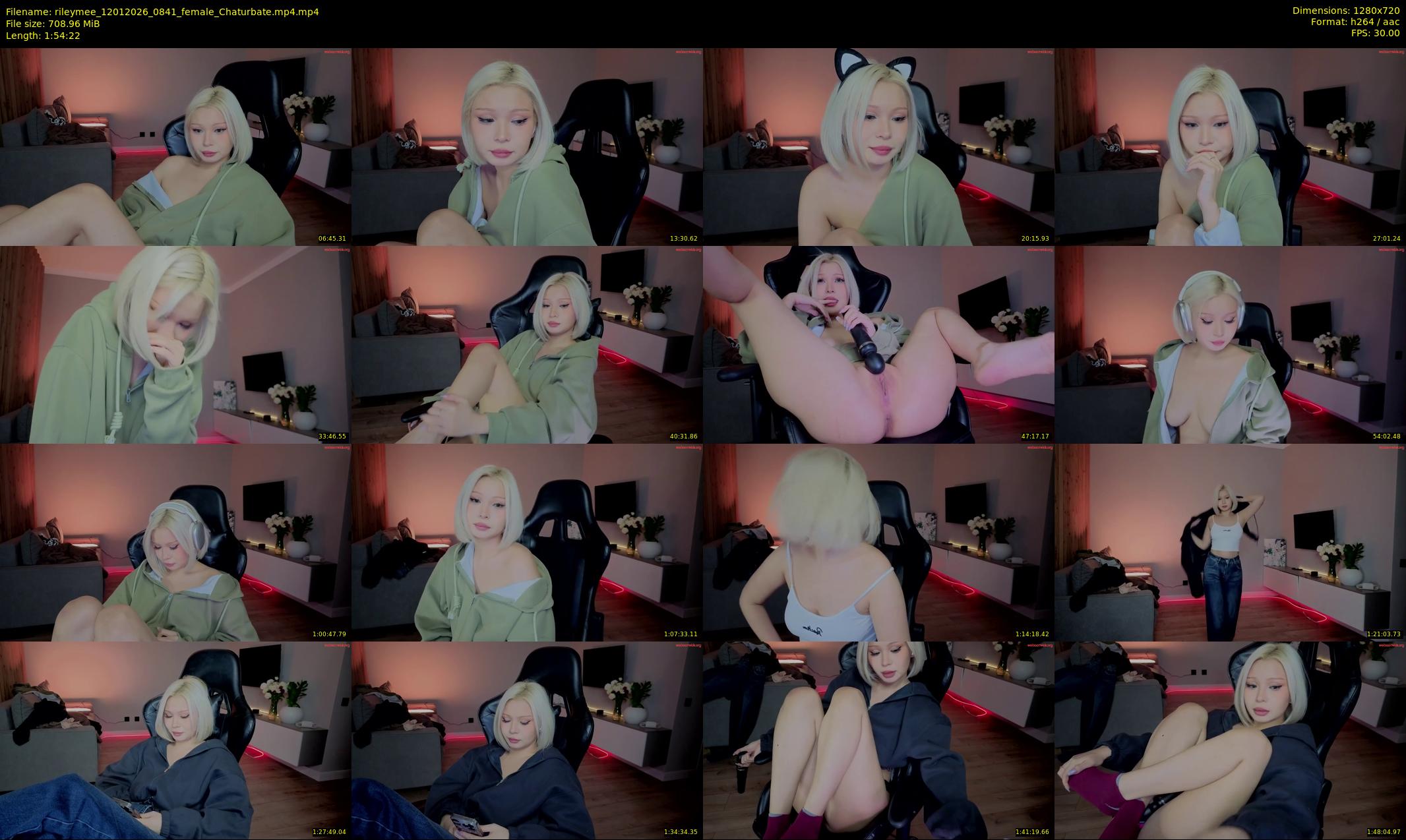 rileymee — 115 minute Chaturbate female cam show recording, 720p, Jan 12, 2026