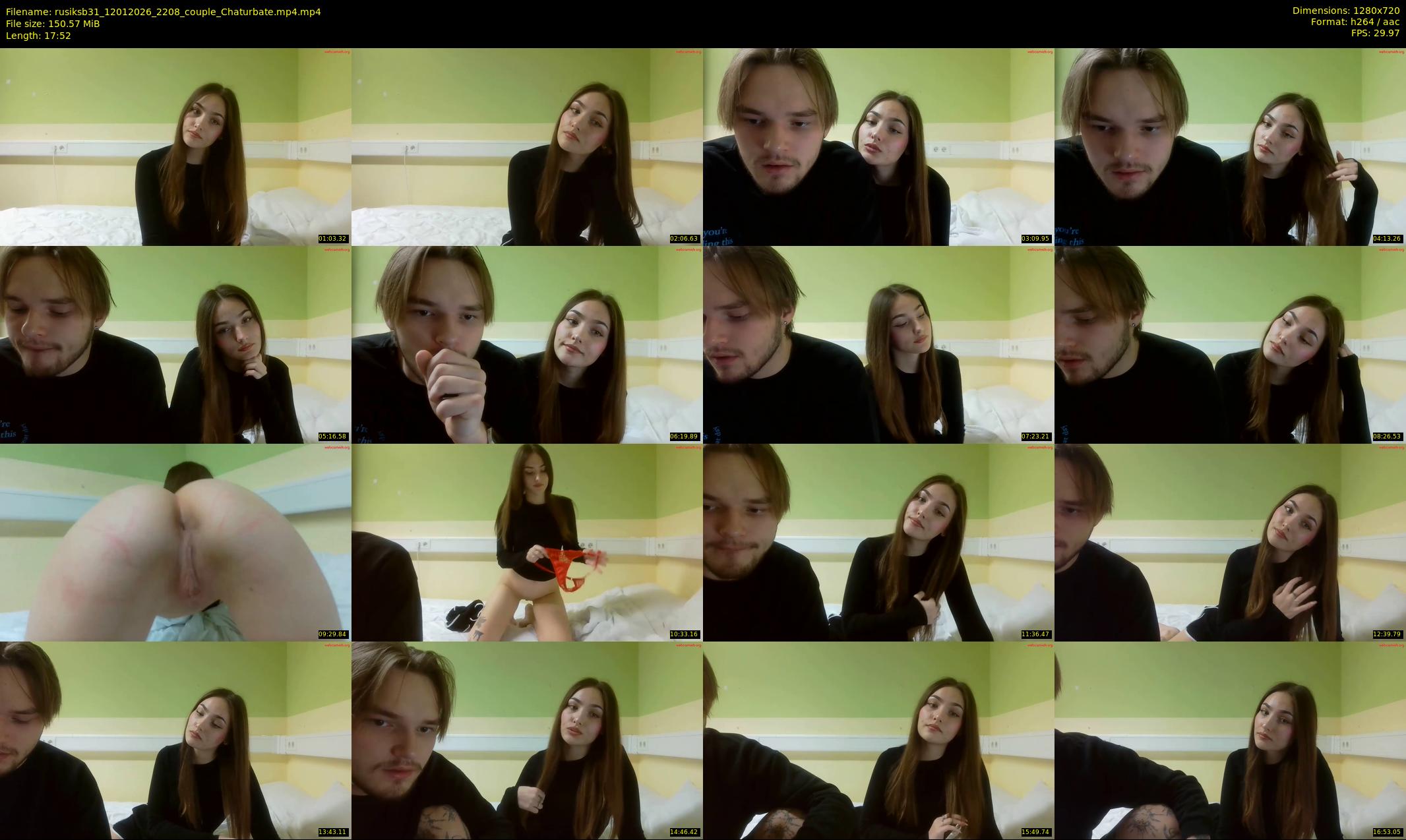 rusiksb31 — 18 minute Chaturbate couple cam show recording, 720p, Jan 12, 2026