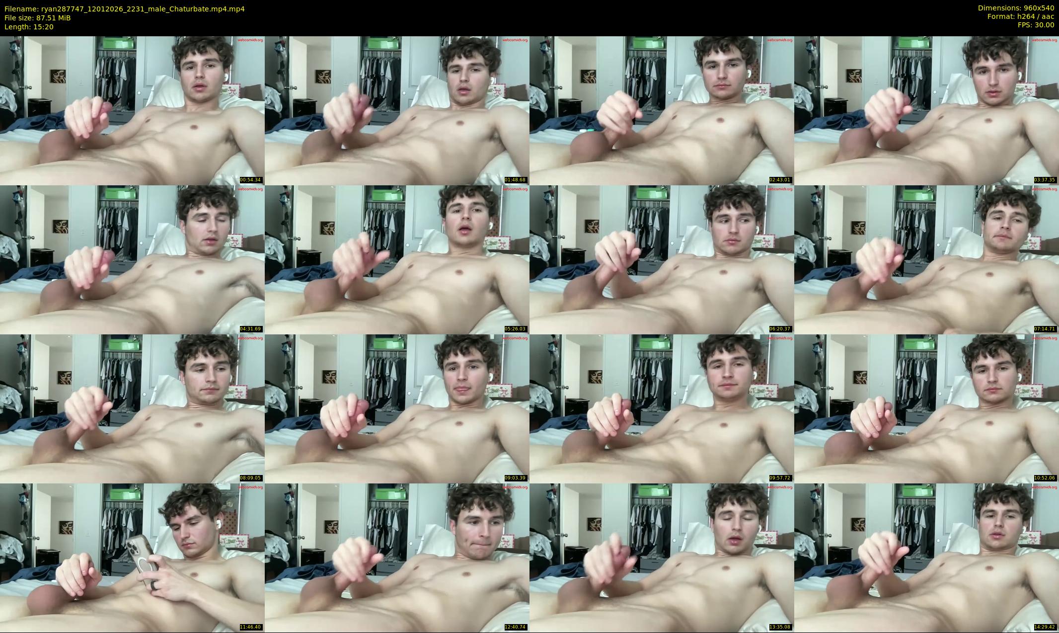 ryan287747 — 16 minute Chaturbate male cam show recording, 480p, Jan 12, 2026