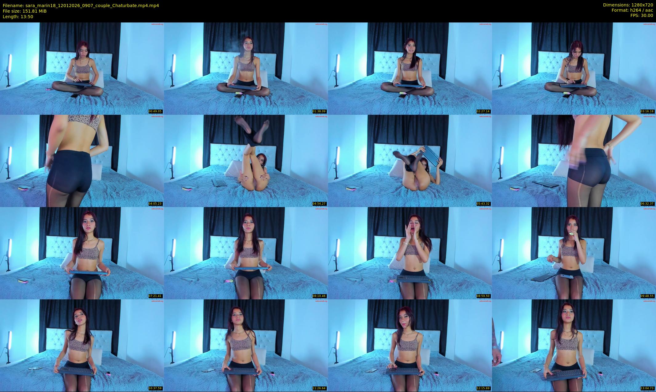 sara_marin18 — 14 minute Chaturbate couple cam show recording, 720p, Jan 12, 2026