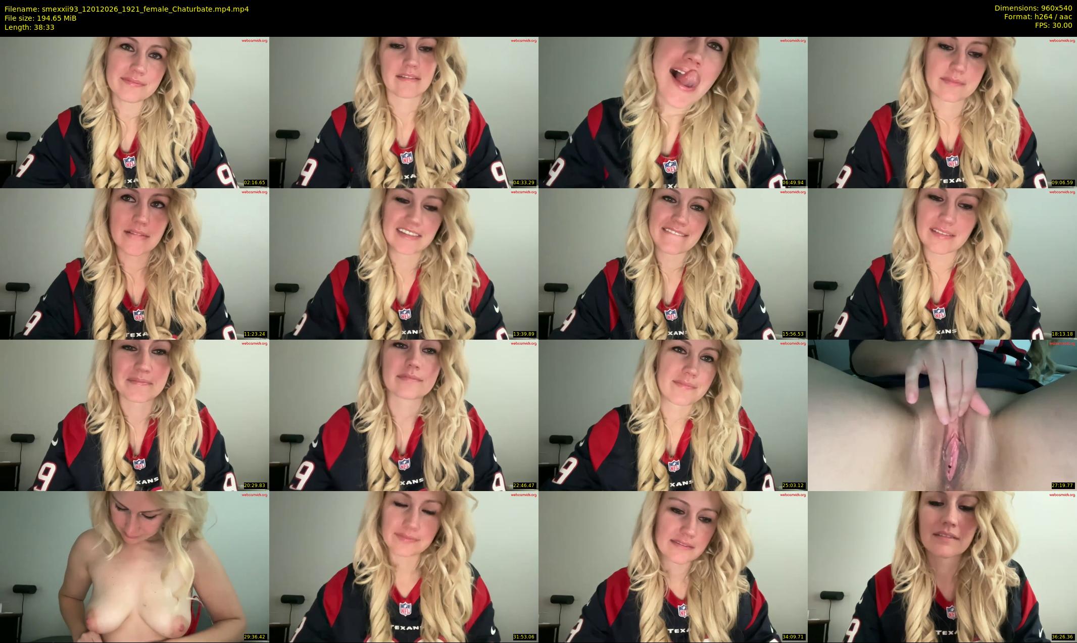 smexxii93 — 39 minute Chaturbate female cam show recording, 480p, Jan 12, 2026