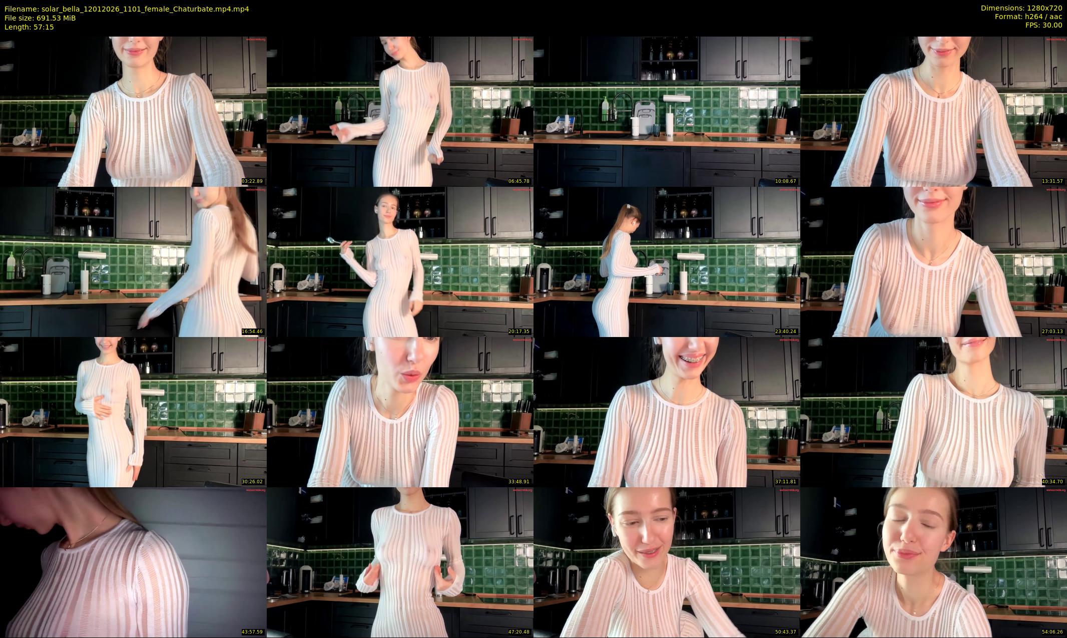 solar_bella — 58 minute Chaturbate female cam show recording, 720p, Jan 12, 2026