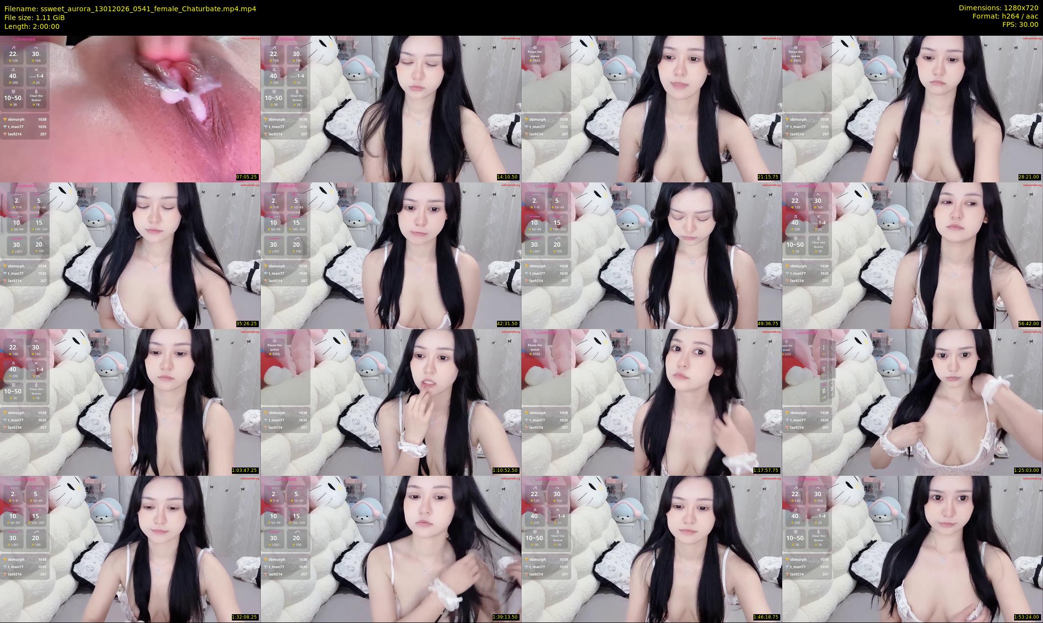 ssweet_aurora — 120 minute Chaturbate female cam show recording, 720p, Jan 13, 2026