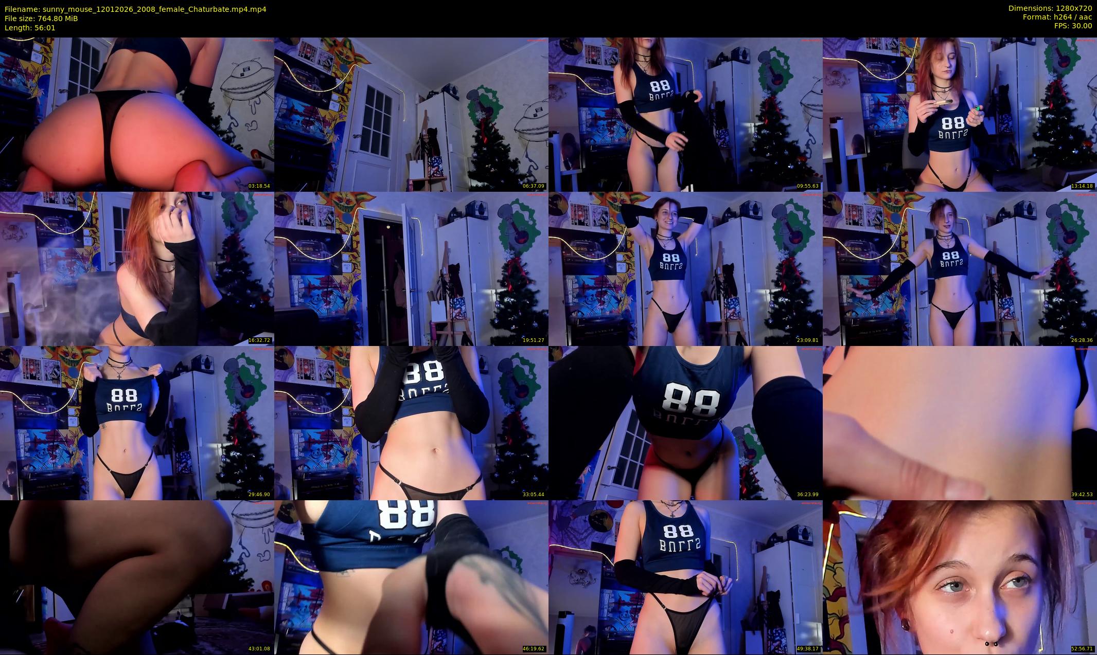 sunny_mouse — 57 minute Chaturbate female cam show recording, 720p, Jan 12, 2026