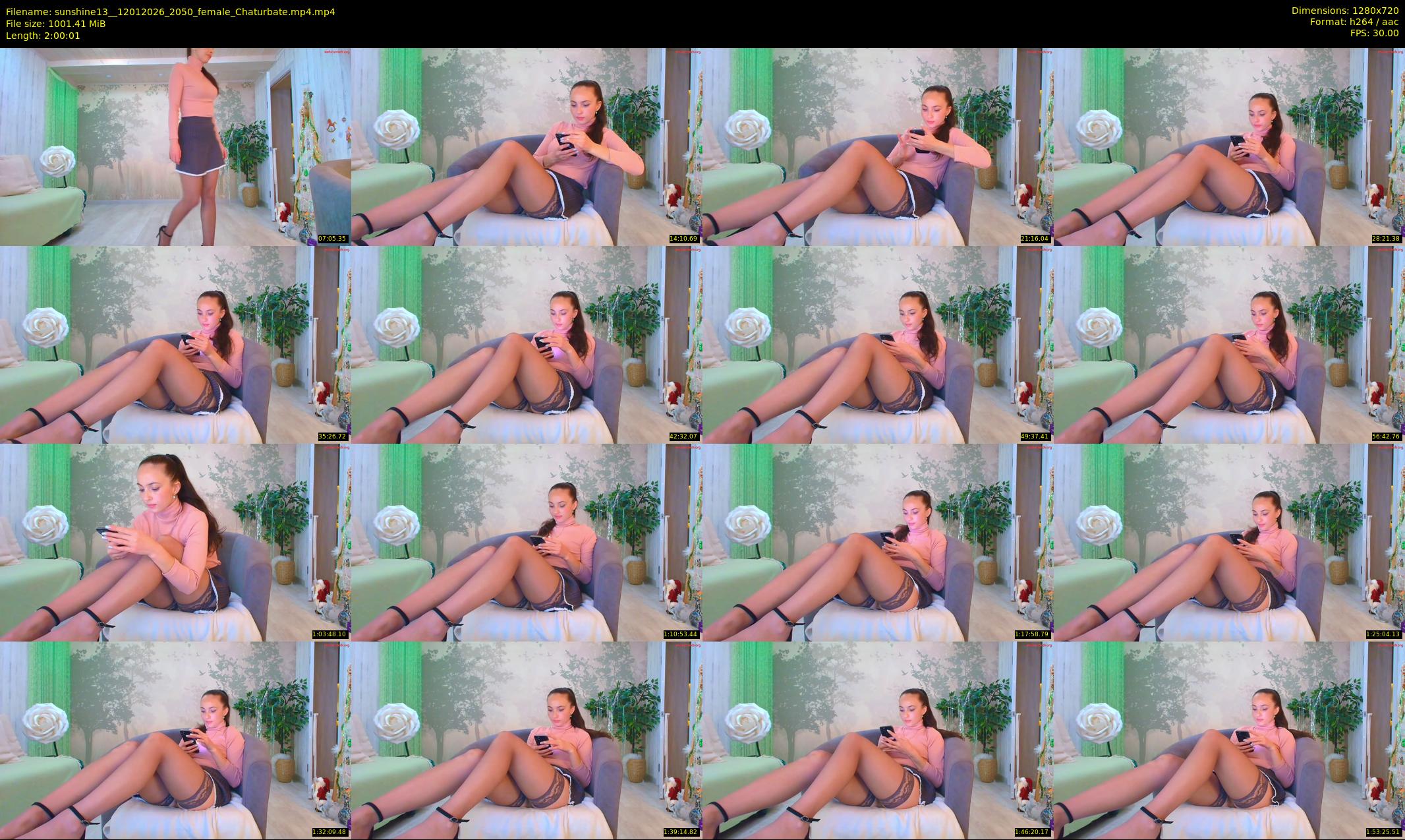 sunshine13_ — 121 minute Chaturbate female cam show recording, 720p, Jan 12, 2026