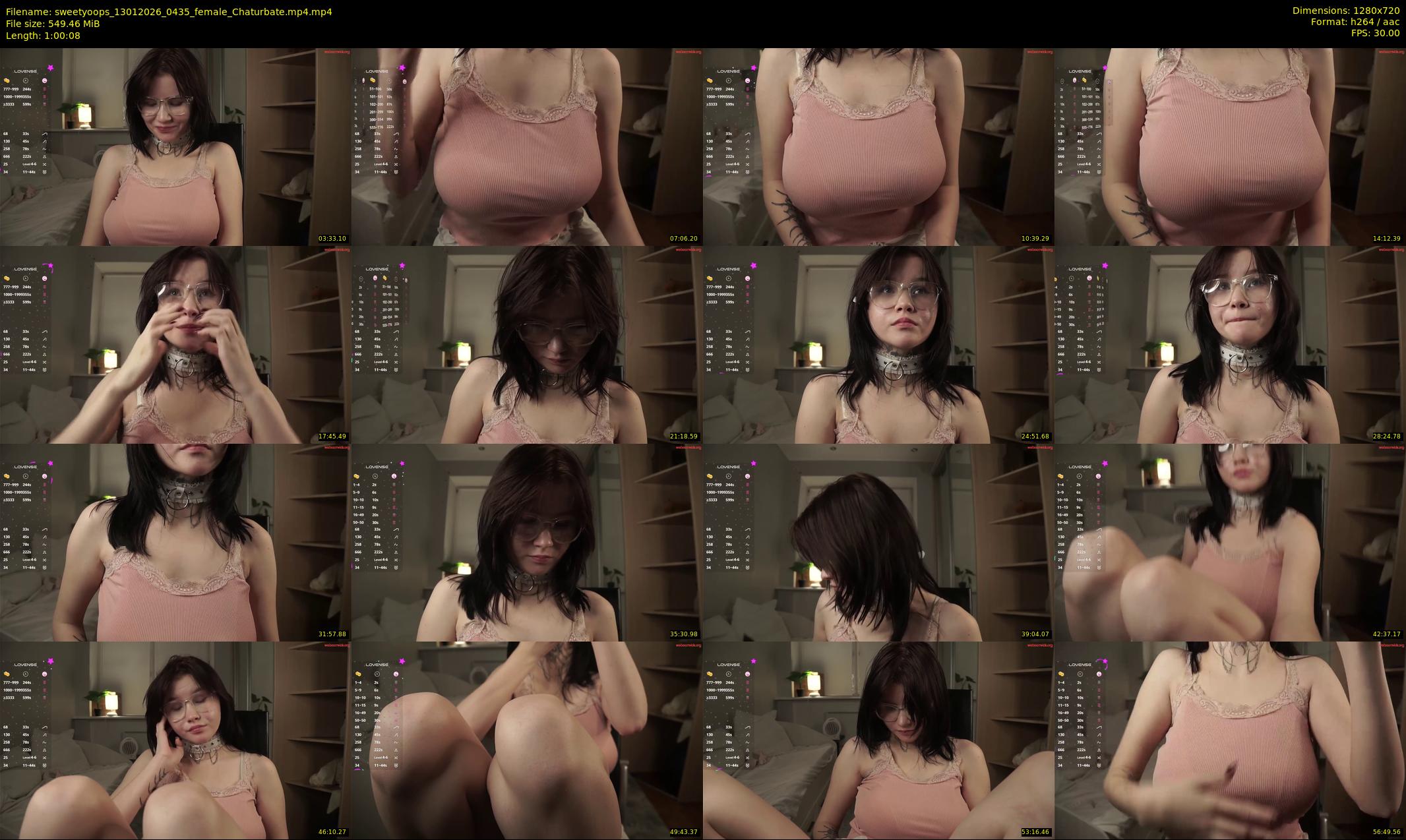 sweetyoops — 61 minute Chaturbate female cam show recording, 720p, Jan 13, 2026