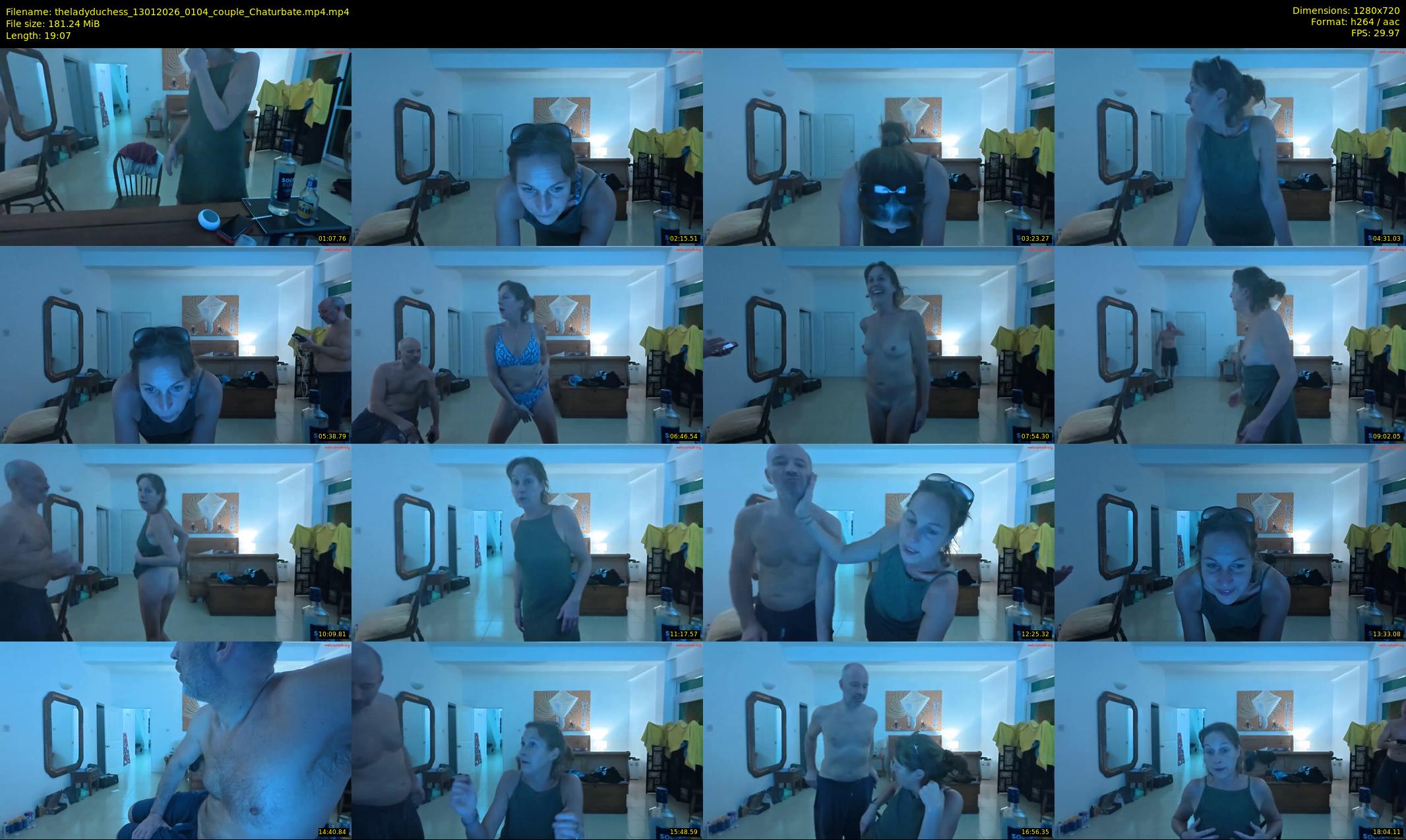 theladyduchess — 20 minute Chaturbate couple cam show recording, 720p, Jan 13, 2026