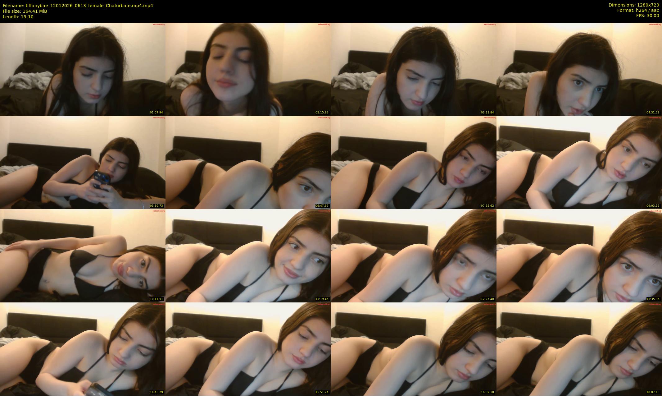 tiffanybae — 20 minute Chaturbate female cam show recording, 720p, Jan 12, 2026